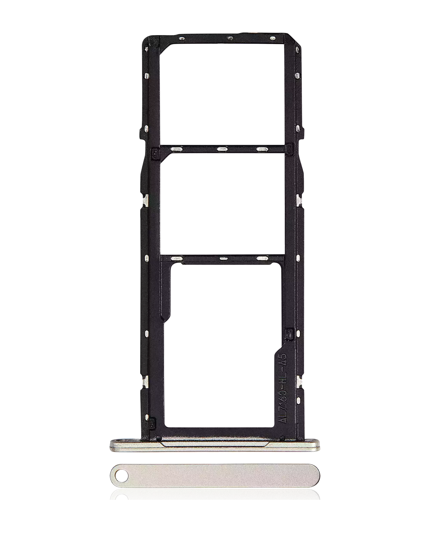 Dual Sim Card Tray For Samsung Galaxy A06 (A065 / 2024) (Premium) (Gold) replacement part product image 1 - SKU 107182192423