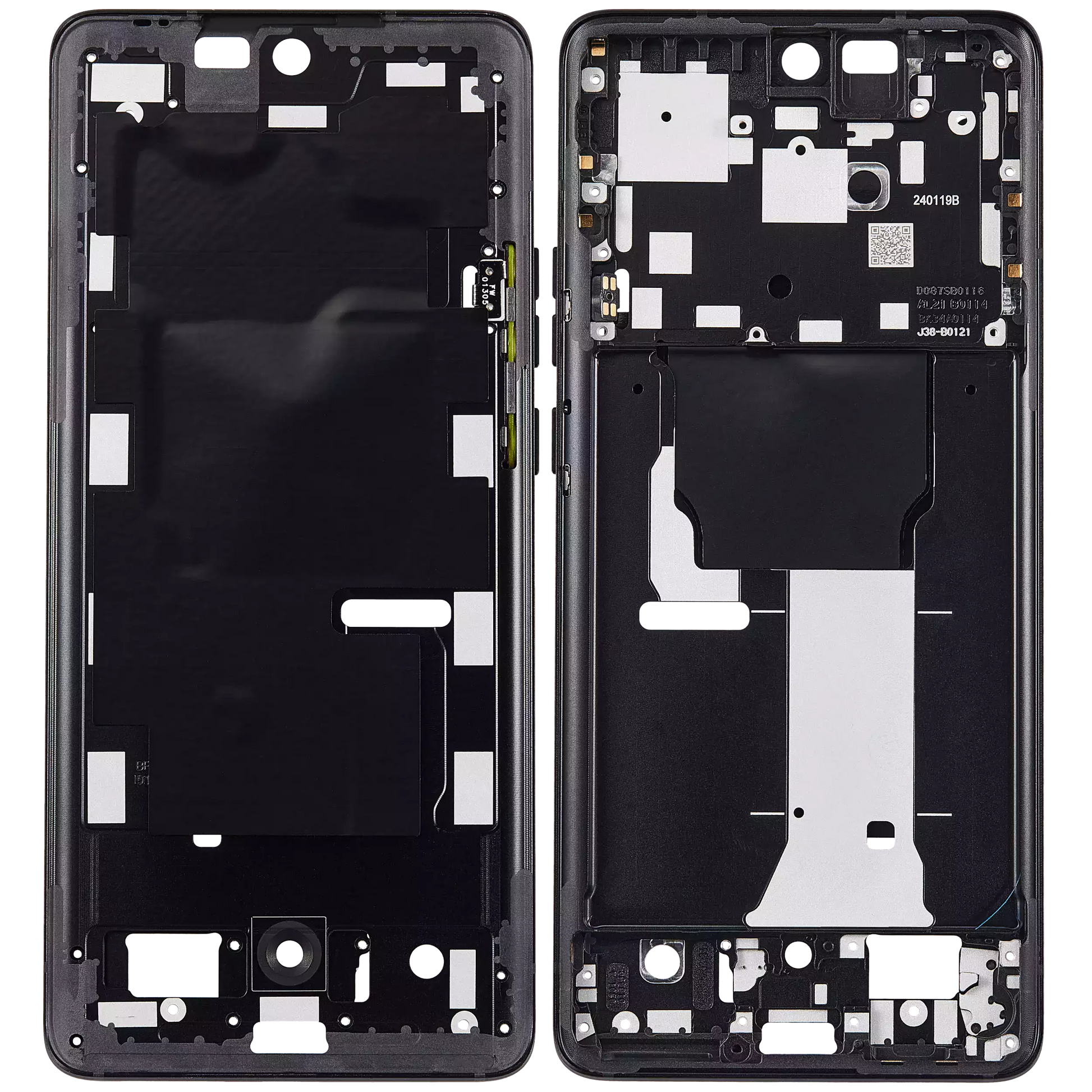 LCD-Frame For Motorola Moto Edge (XT2305 / 2023) (Black) | SKU 107182136699 | image 6