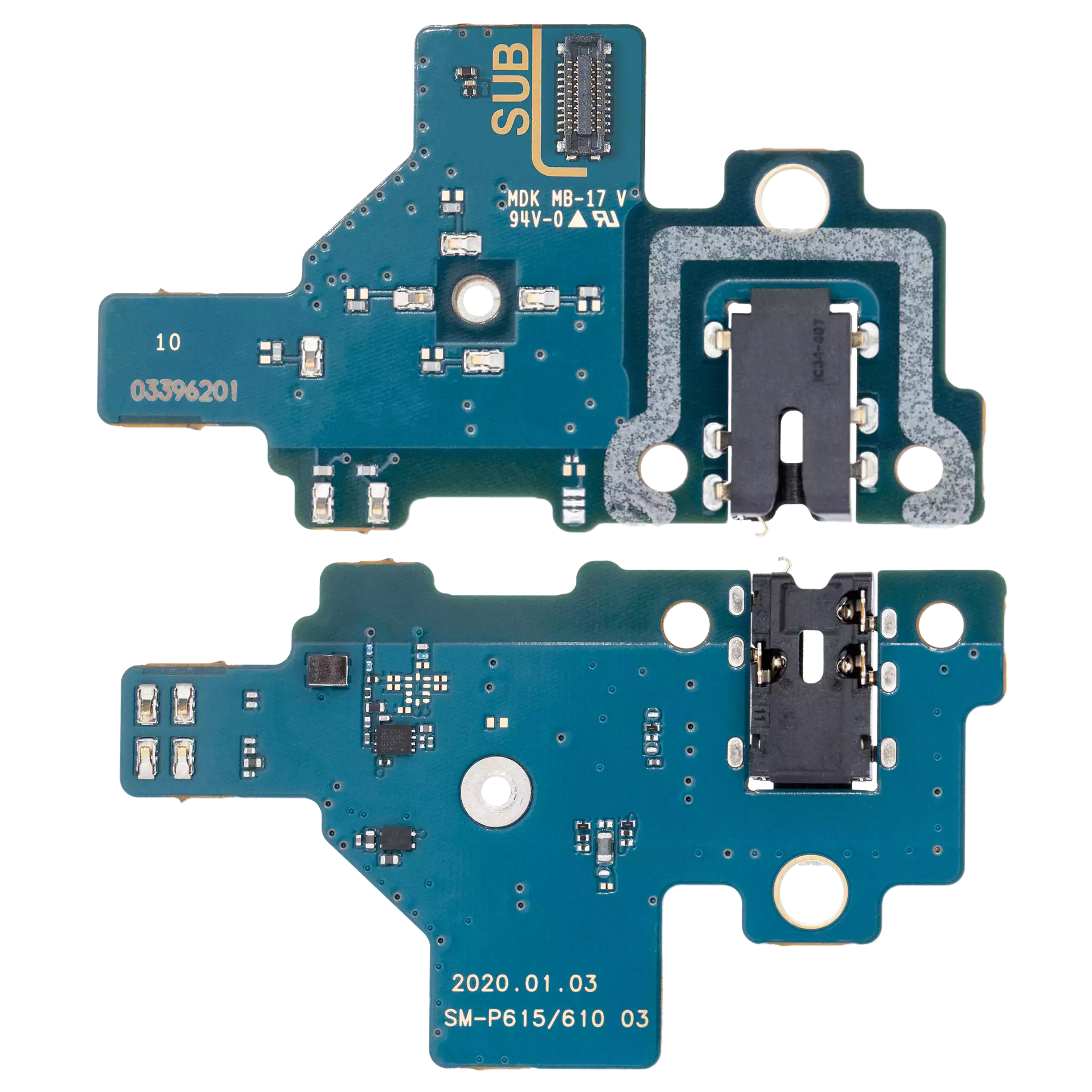 PCB Board With Headphone Jack Compatible For Samsung Galaxy Tab S6 Lite (P610 / P615 / 2020) - product image 2