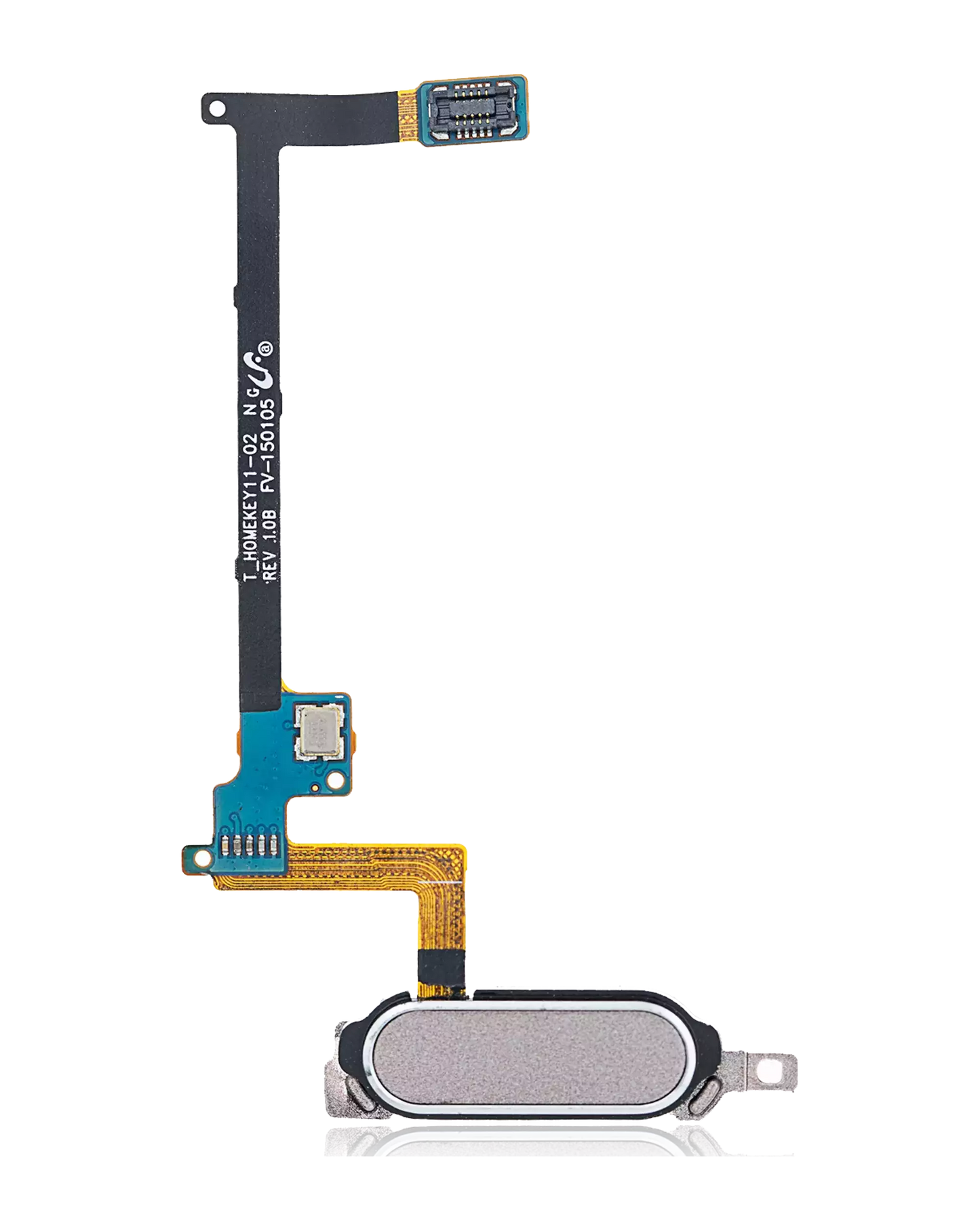 Home Button With Flex For Samsung Galaxy Note 4 (Gold)