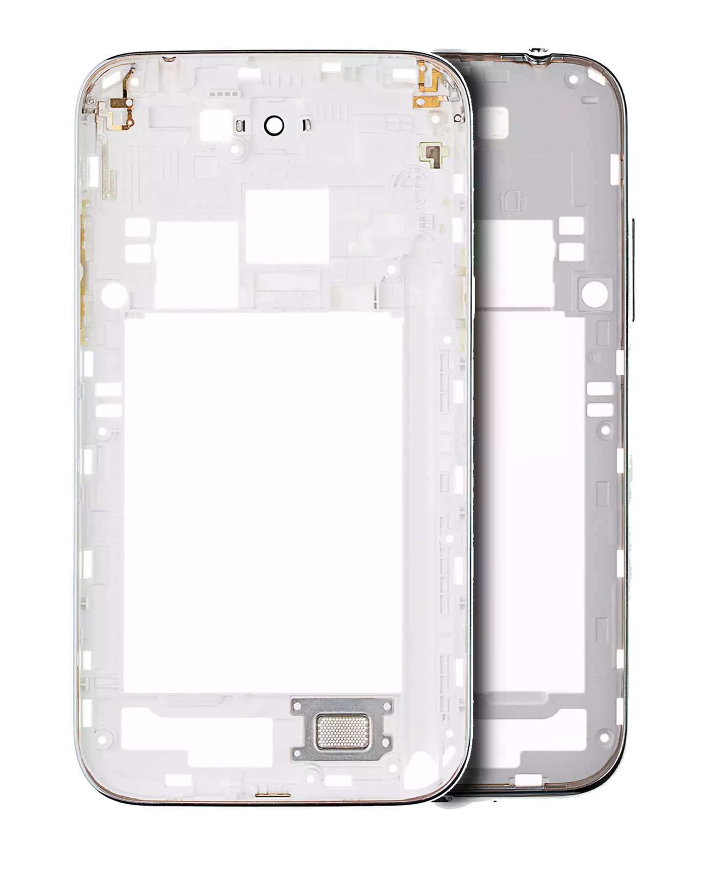 Mid-Frame Housing For Samsung Galaxy Note 2 (With Small Parts) (White)