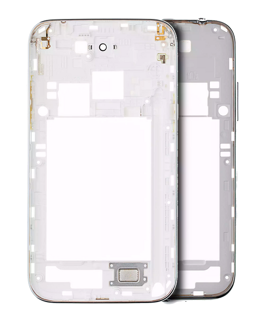 Mid-Frame Housing For Samsung Galaxy Note 2 (With Small Parts) (White)