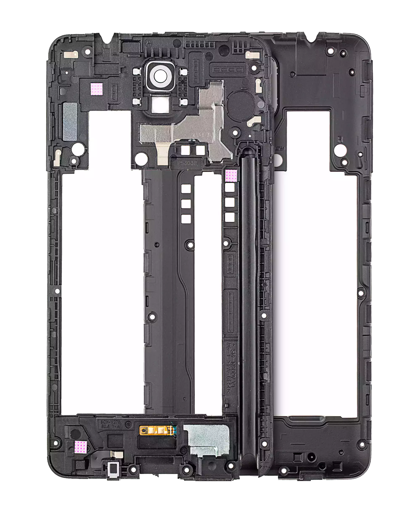 Mid-Frame Housing For Samsung Note 3 N900V (White)