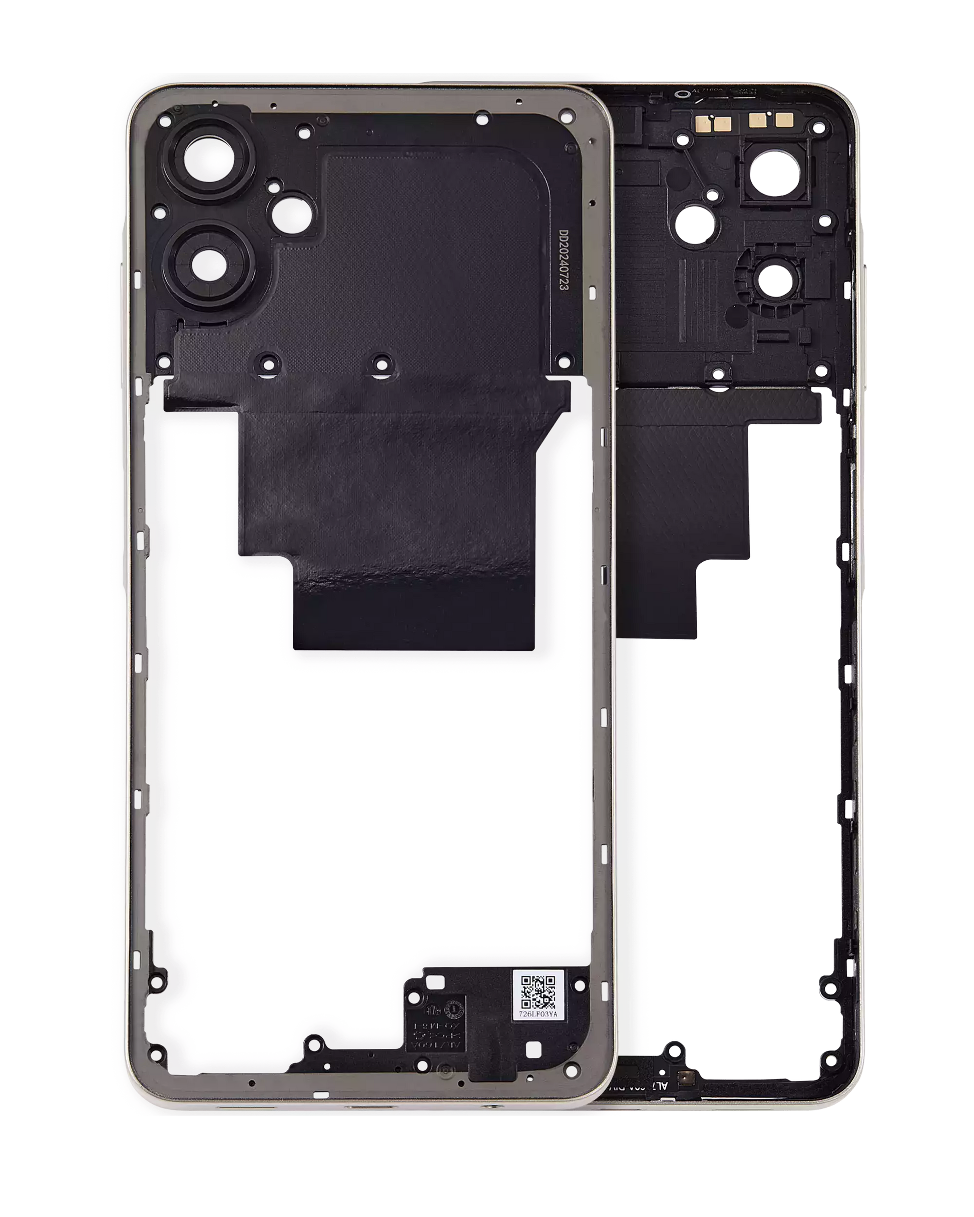 Mid-Frame Housing For Samsung Galaxy A06 (A065 / 2024) (Gold) replacement part product image 1 - SKU 107182136852