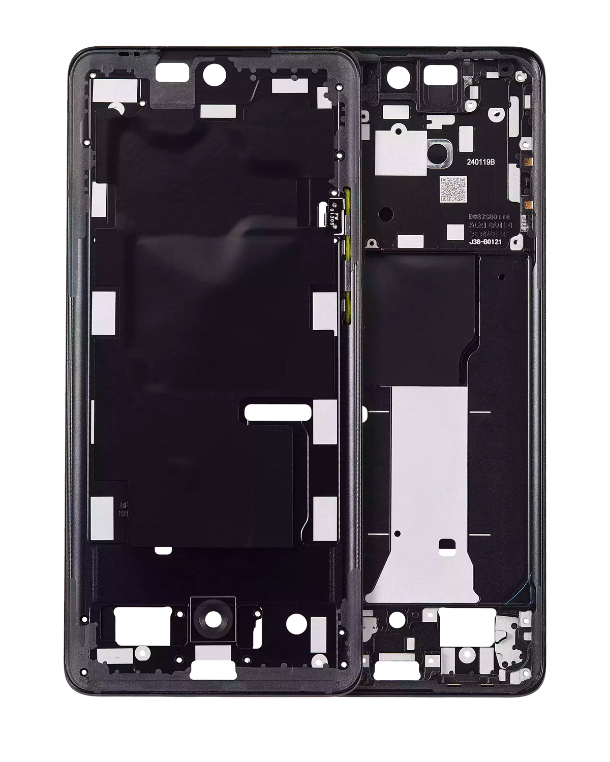 LCD-Frame For Motorola Moto Edge (XT2305 / 2023) (Black) | SKU 107182136699 | image 1