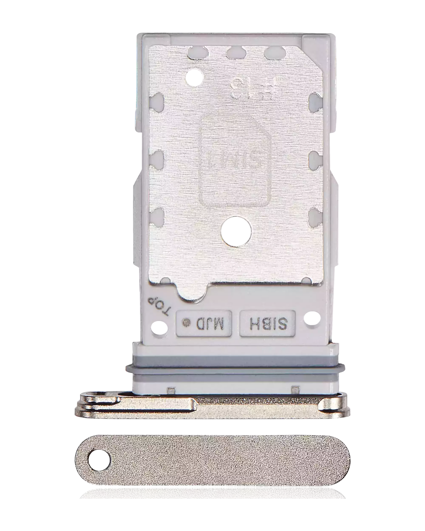 Dual Sim Card Tray For Samsung Galaxy S24 Ultra 5G (Premium) (Titanium Gray)