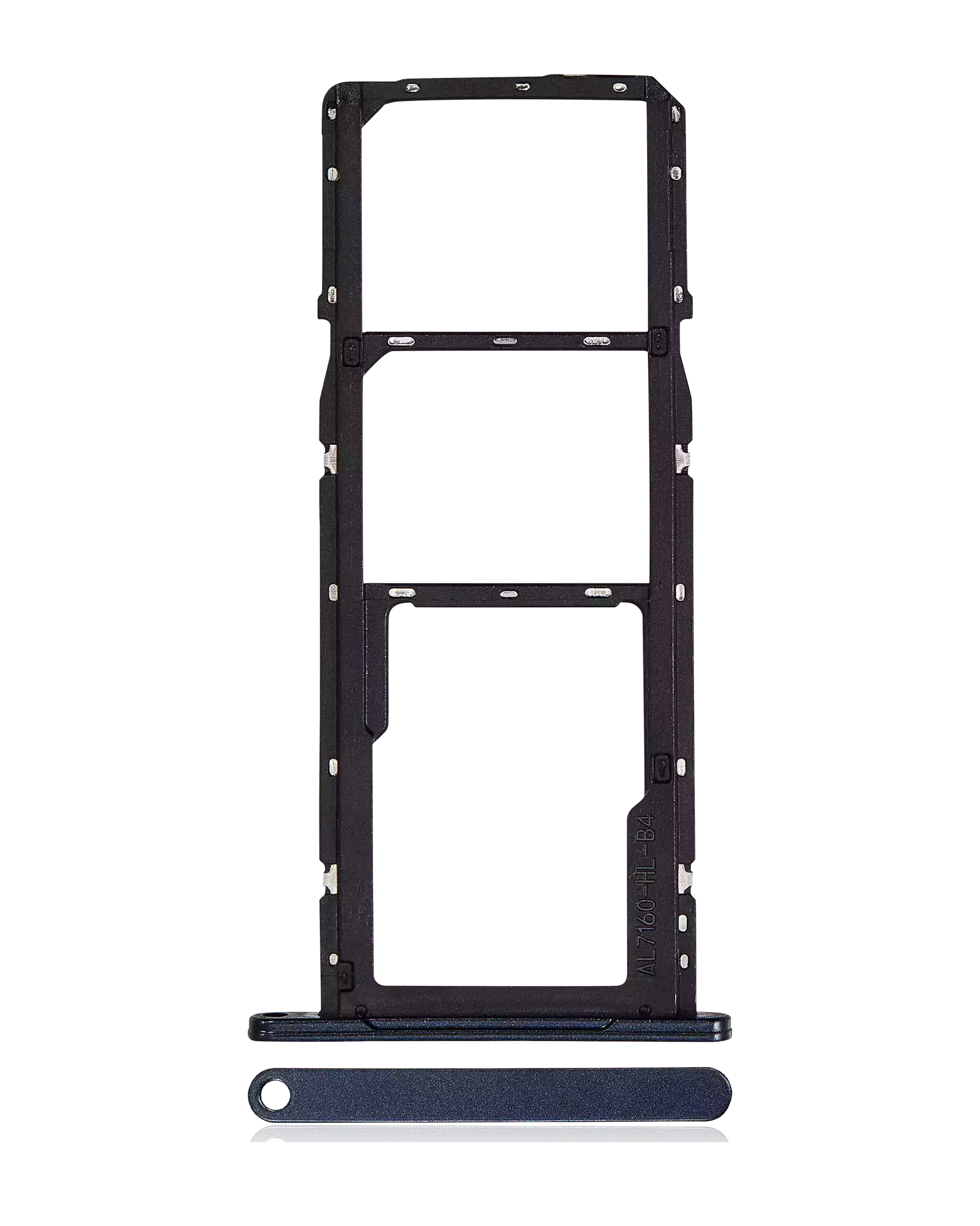 Dual Sim Card Tray For Samsung Galaxy A06 (A065 / 2024) (Premium) (Black) replacement part product image 1 - SKU 107182192420