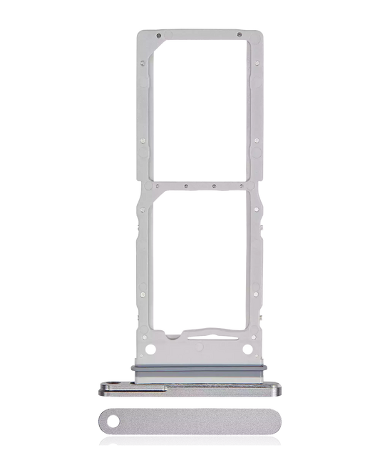 High resolution image of Dual Sim Card Tray For Samsung Galaxy Z Fold 6 (F956) (Premium) (Silver Shadow)