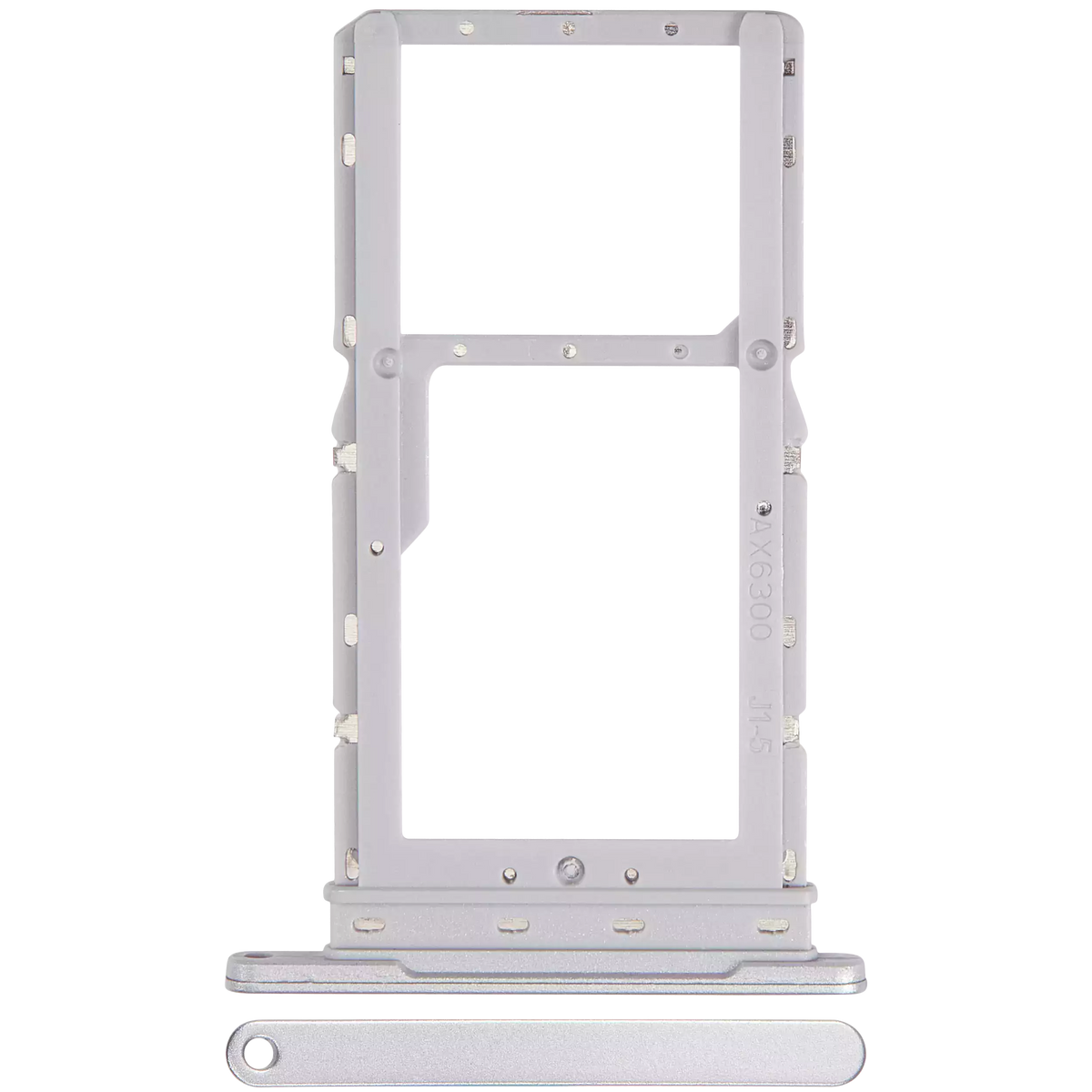 Dual Sim Card Tray For Samsung Galaxy Tab A8 10.5" (X205 / 2021) (Silver) - Samsung Galaxy Tab A8 10.5" (2021) Replacement Parts - SKU 107182136656 - product image 1