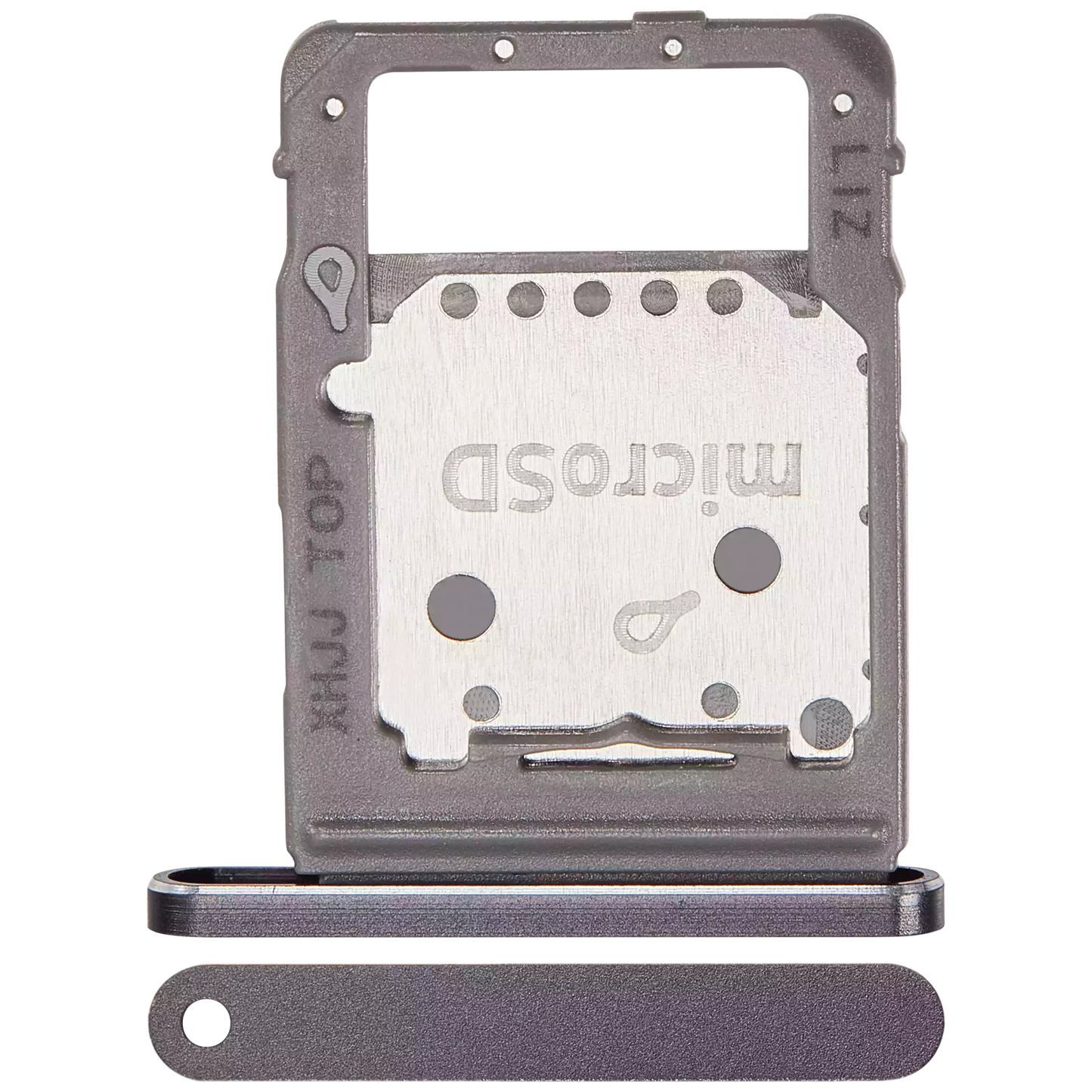 Micro SD Sim Card Tray Compatible For Samsung Galaxy Tab S8 (X700 / X706 / 2022) / Tab S8 Plus 5G (X800 / X806 / 2022) / Tab S8 Ultra (X900 / X906 / 2022) (Graphite) - product image 1
