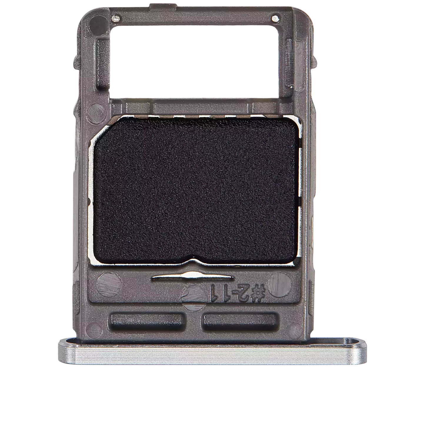 Micro SD Sim Card Tray Compatible For Samsung Galaxy Tab S8 (X700 / X706 / 2022) / Tab S8 Plus 5G (X800 / X806 / 2022) / Tab S8 Ultra (X900 / X906 / 2022) (Silver) - product image 3