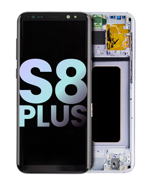 OLED Assembly With Frame For Samsung Galaxy S8 Plus (Service Pack) (Gray / Violet)