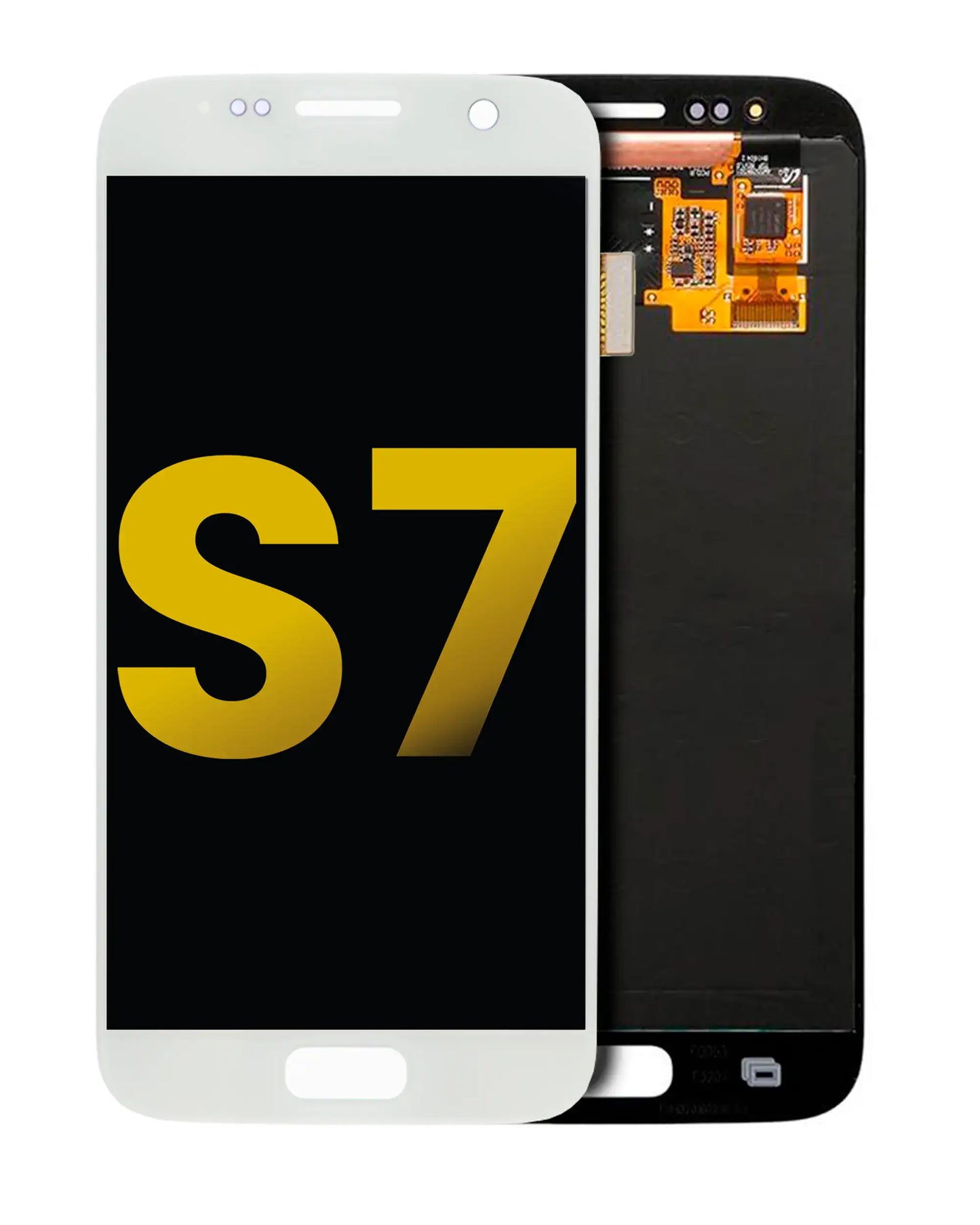 OLED Assembly Without Frame For Samsung Galaxy S7 (Refurbished) (White Pearl)