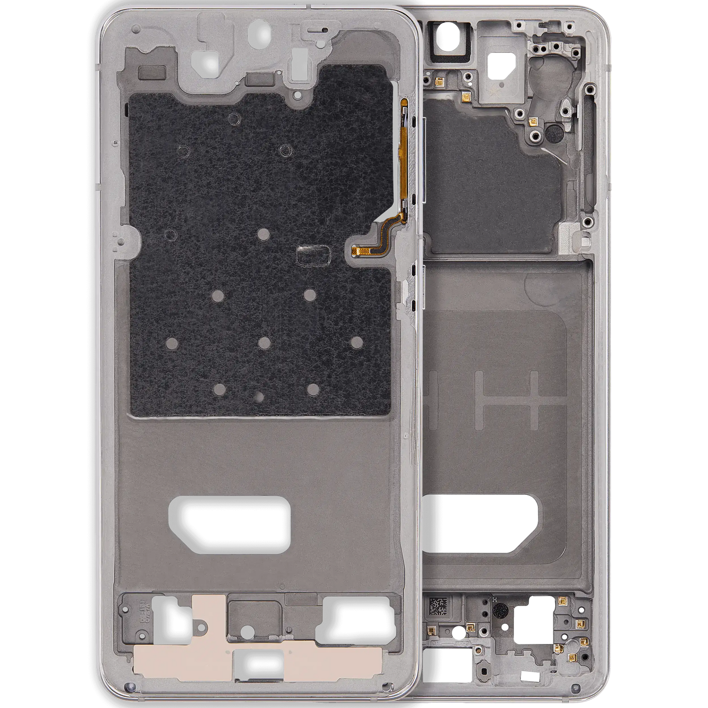 Mid-Frame Housing For For Samsung Galaxy S21 5G (Phantom White)