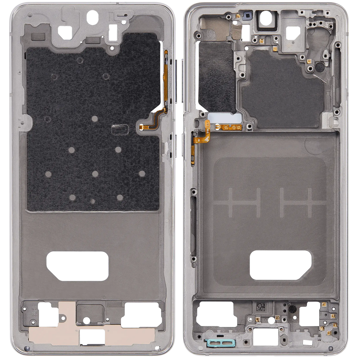 Mid-Frame Housing For For Samsung Galaxy S21 5G (Phantom White)