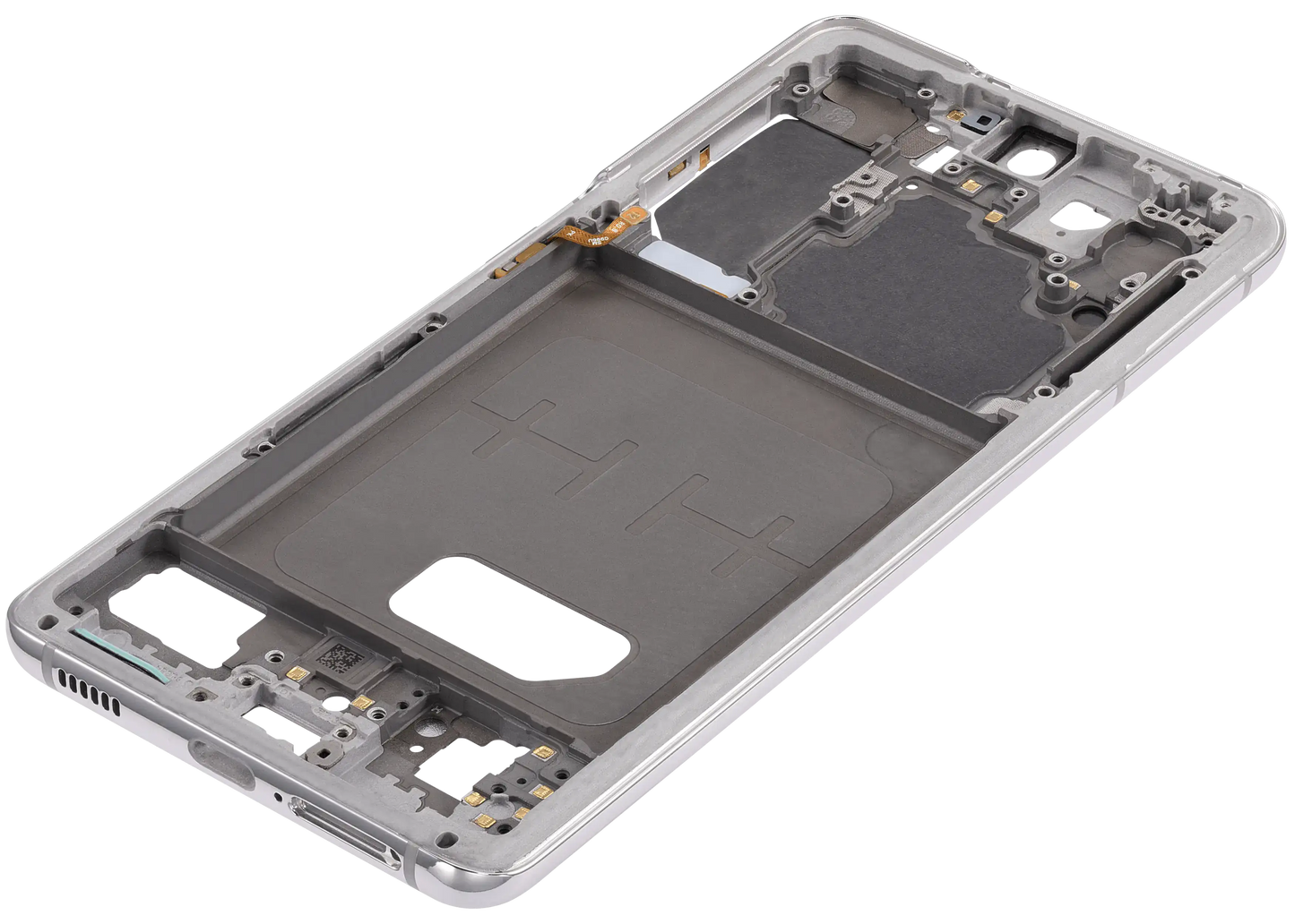 Mid-Frame Housing For For Samsung Galaxy S21 5G (Phantom White)