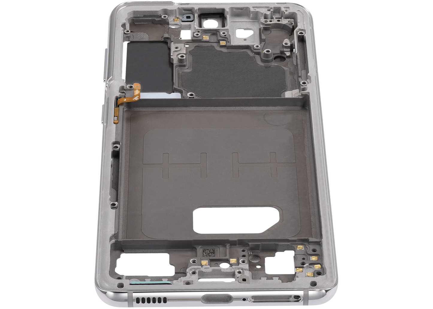 Mid-Frame Housing For For Samsung Galaxy S21 5G (Phantom White)