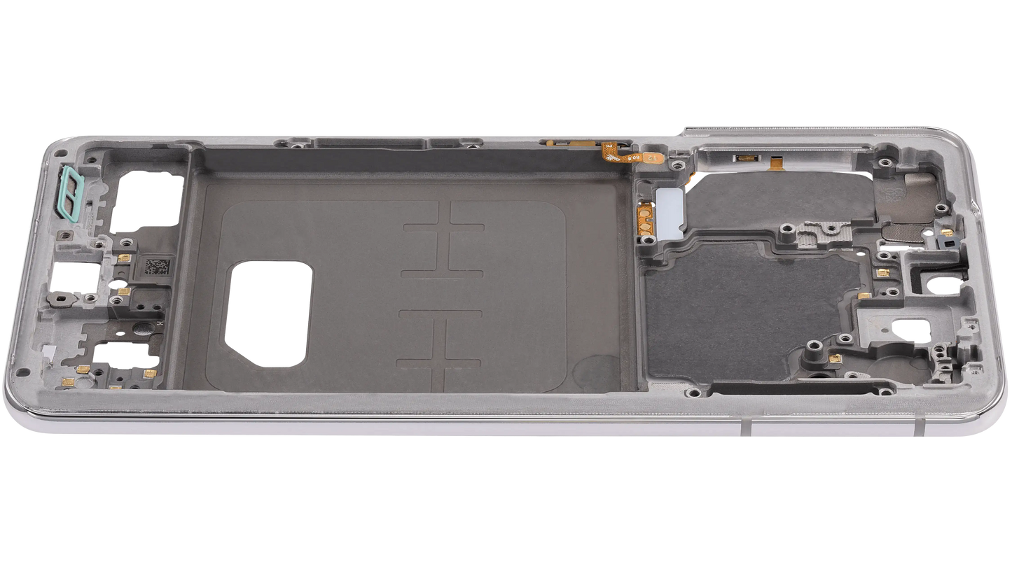 Mid-Frame Housing For For Samsung Galaxy S21 5G (Phantom White)
