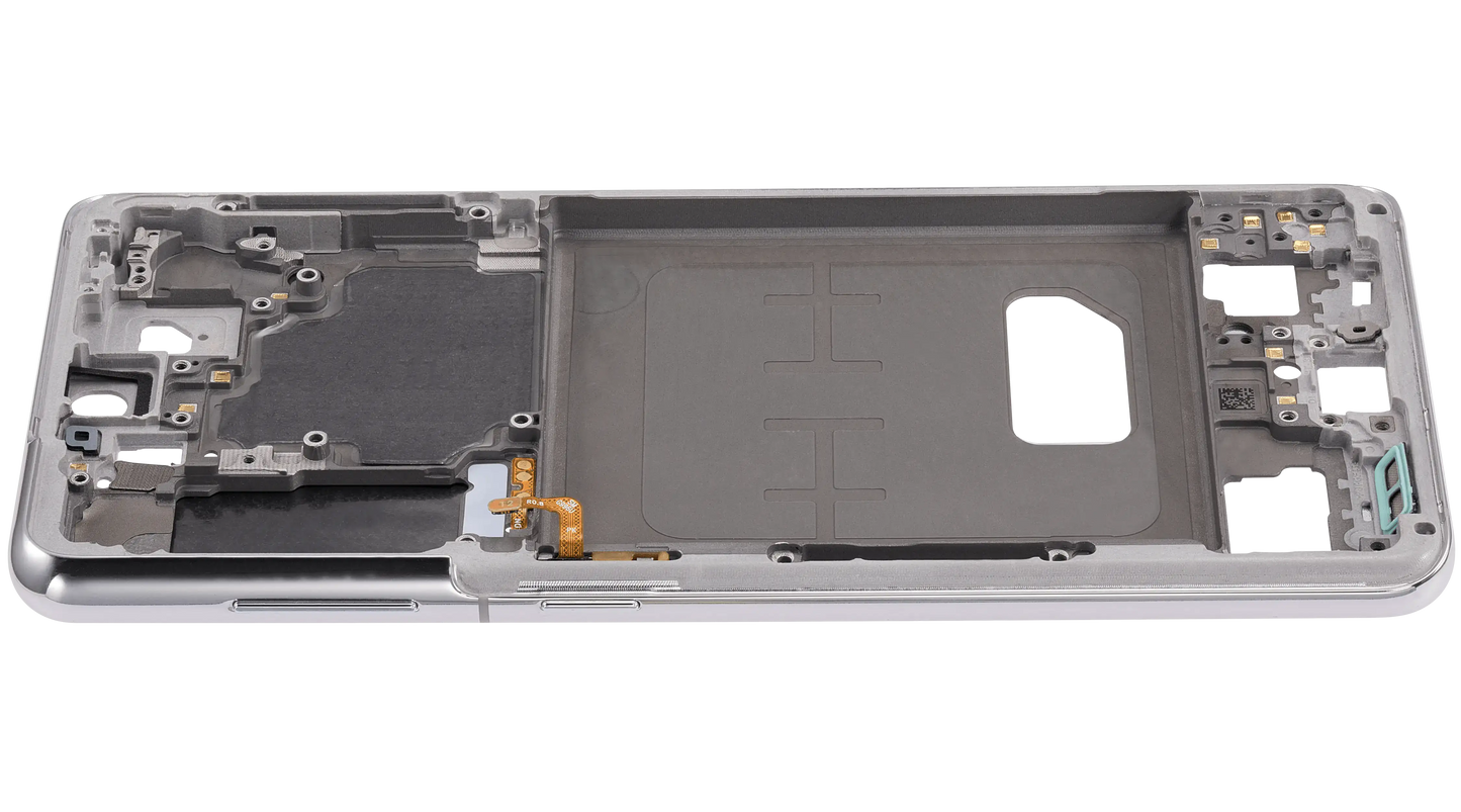 Mid-Frame Housing For For Samsung Galaxy S21 5G (Phantom White)