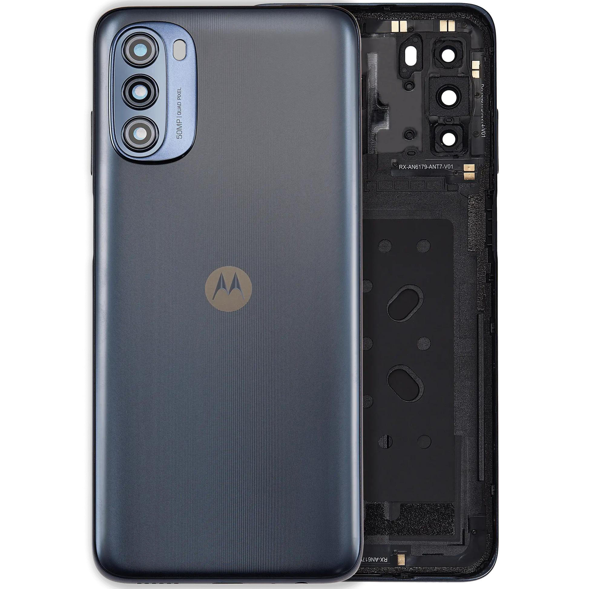 Back Cover For Motorola Moto G 5G (XT2213 / 2022) (Moonlight Gray) (Genuine OEM) replacement part SKU 107182137173 image 1
