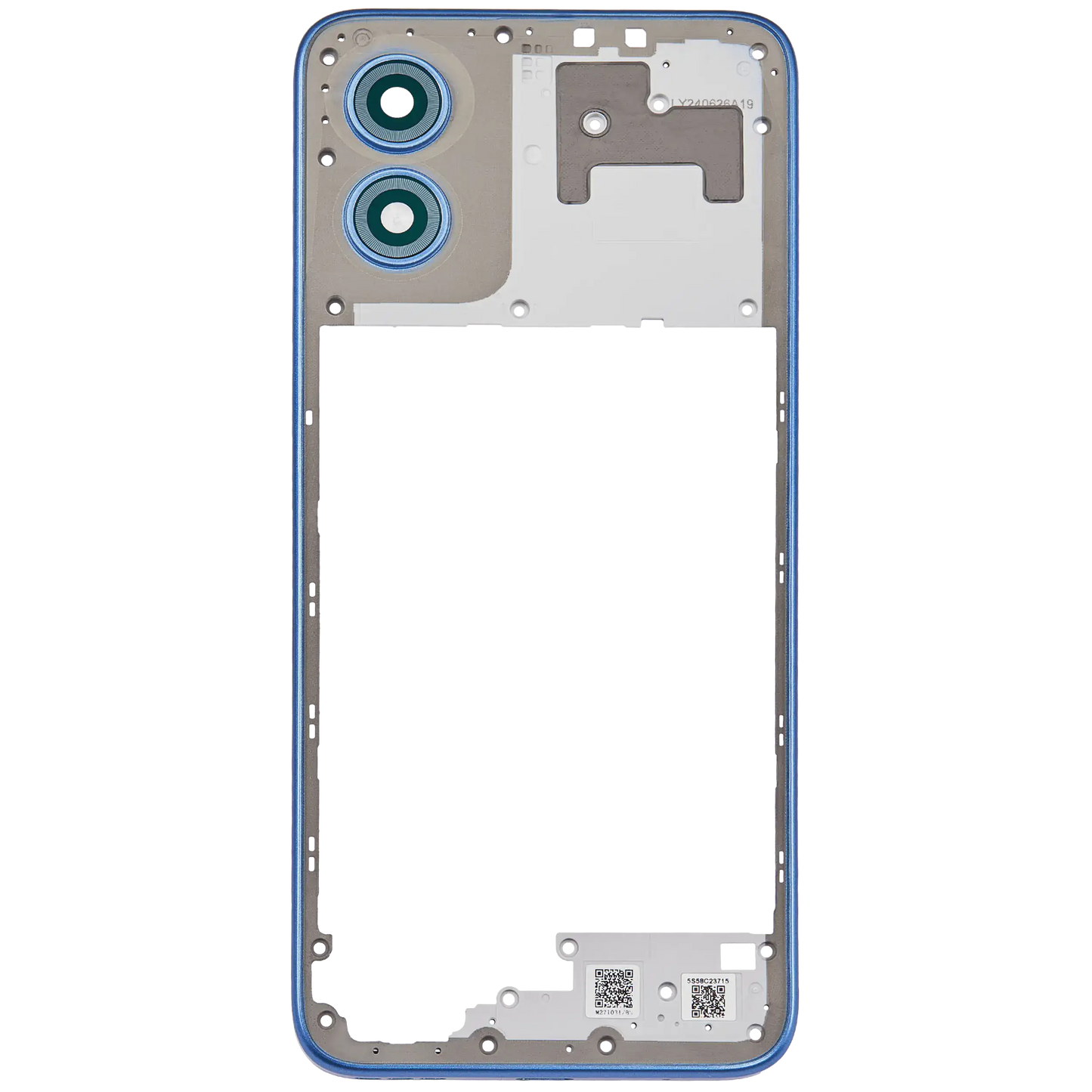 Mid-Frame For Motorola Moto G Play (XT2413 / 2024) (Coronet Blue) (Genuine OEM) replacement part SKU 107182137176 image 2