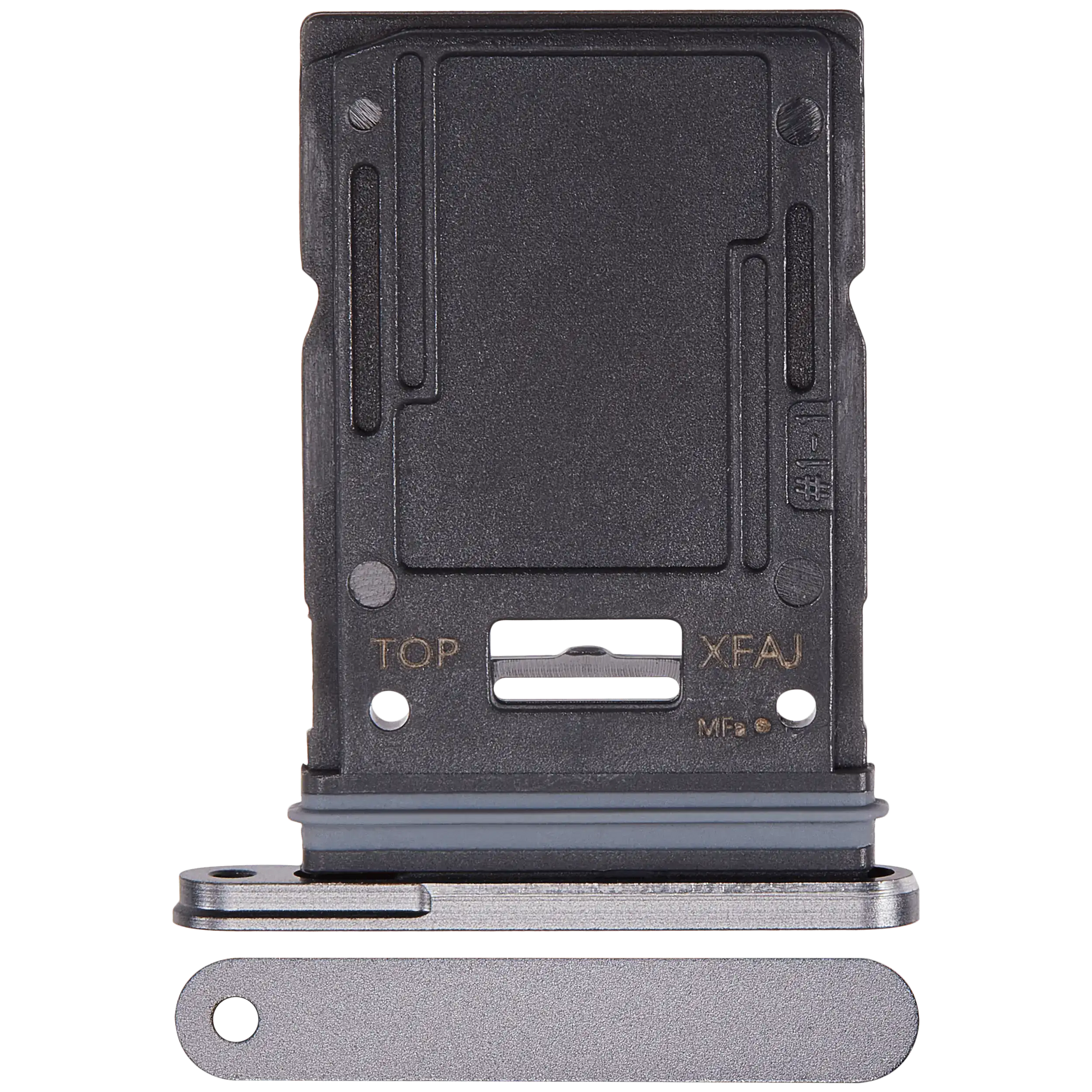 Micro SD Sim Card Tray Compatible For Samsung Galaxy Tab S9 FE Plus (X610 / X616B / 2023) (Gray) - product image 1
