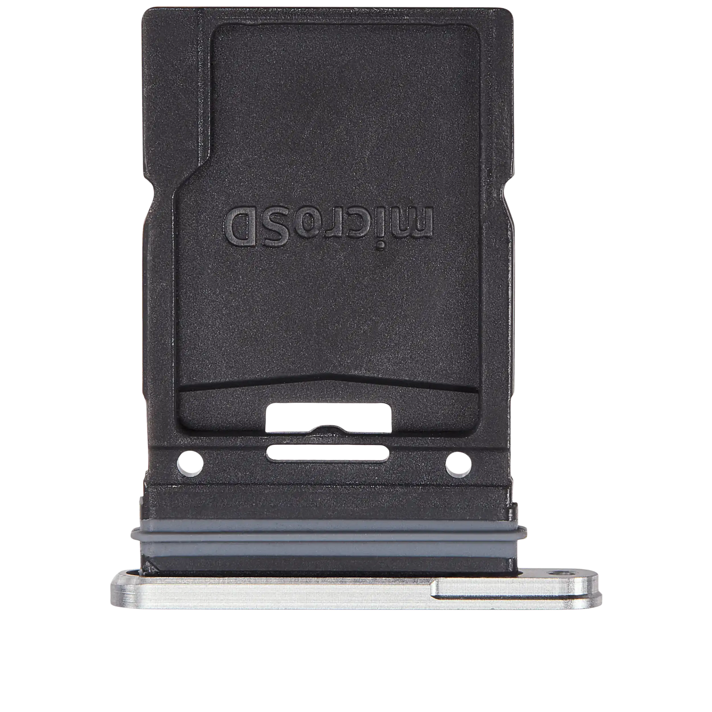 Micro SD Sim Card Tray Compatible For Samsung Galaxy Tab S9 FE Plus (X610 / X616B / 2023) (Silver) - product image 3