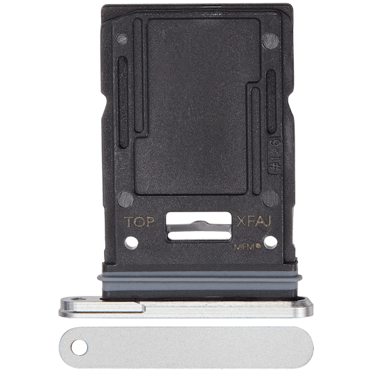 Micro SD Sim Card Tray Compatible For Samsung Galaxy Tab S9 FE Plus (X610 / X616B / 2023) (Silver) - product image 1