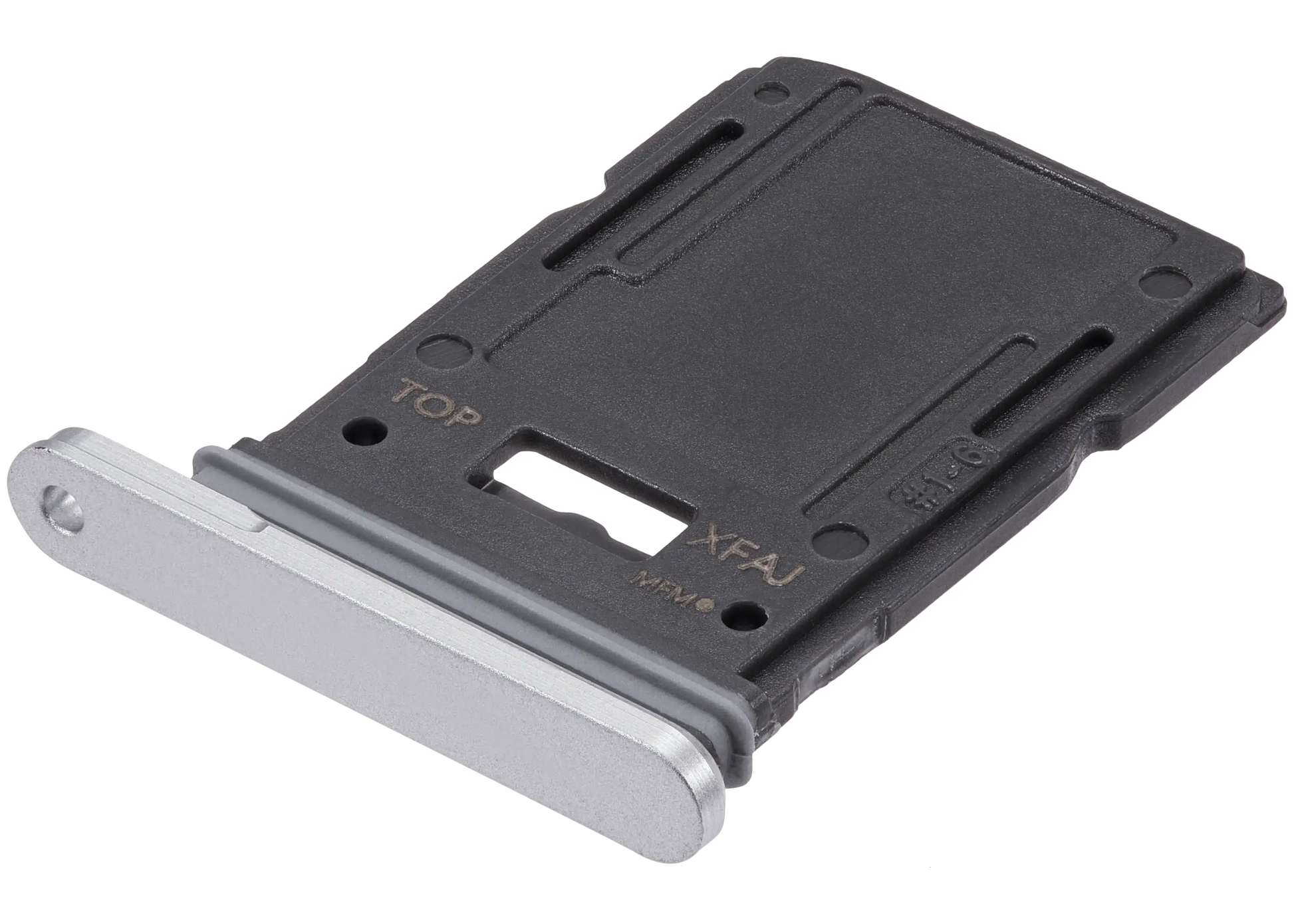 Micro SD Sim Card Tray Compatible For Samsung Galaxy Tab S9 FE Plus (X610 / X616B / 2023) (Silver) - product image 4