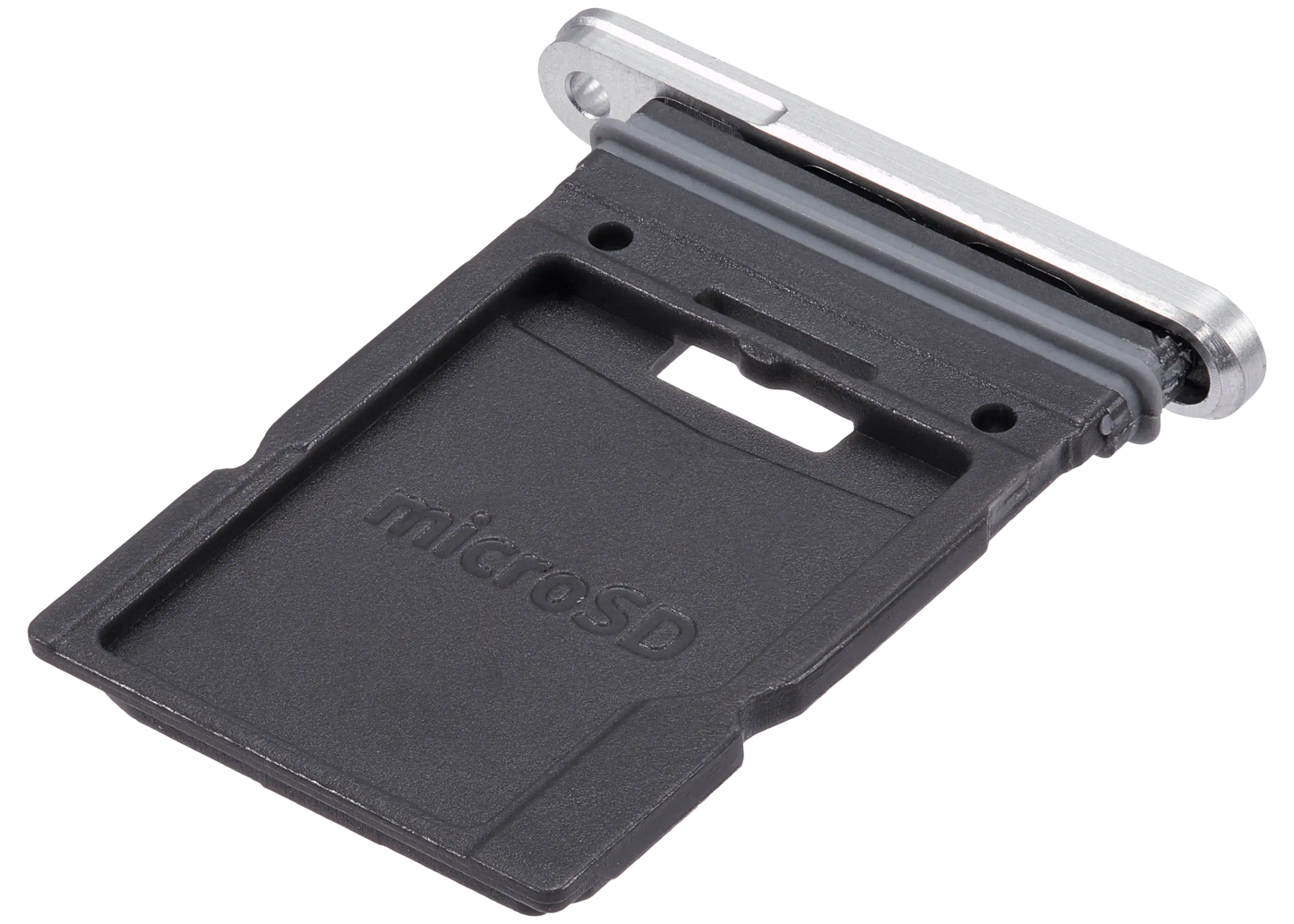 Micro SD Sim Card Tray Compatible For Samsung Galaxy Tab S9 FE Plus (X610 / X616B / 2023) (Silver) - product image 5
