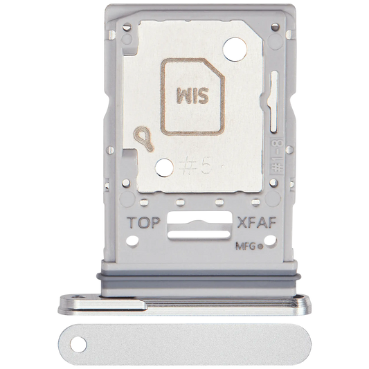 Dual Sim Card Tray Compatible For Samsung Galaxy Tab S9 FE Plus (X616B / 2023) (Silver) - product image 1