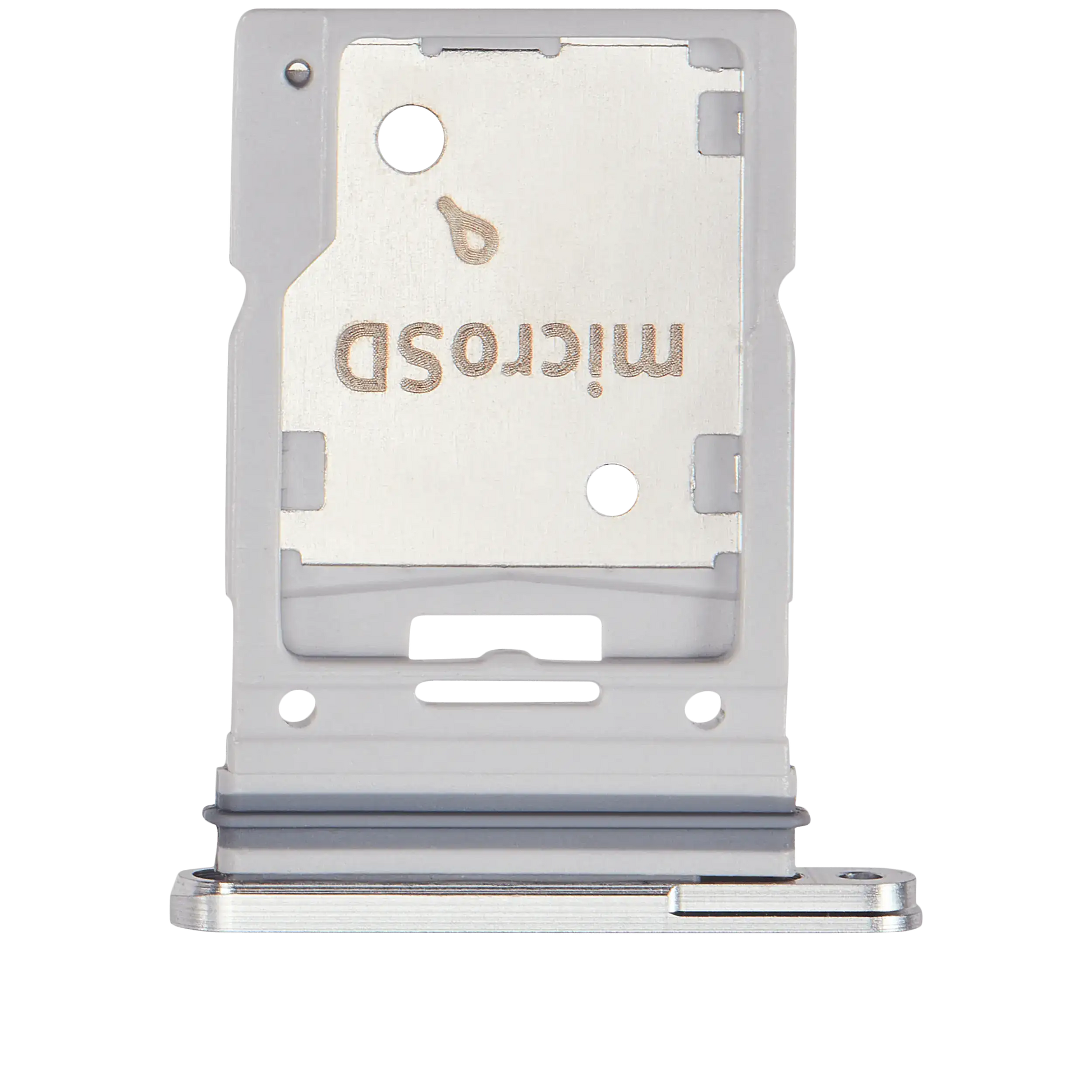 Dual Sim Card Tray Compatible For Samsung Galaxy Tab S9 FE Plus (X616B / 2023) (Silver) - product image 3