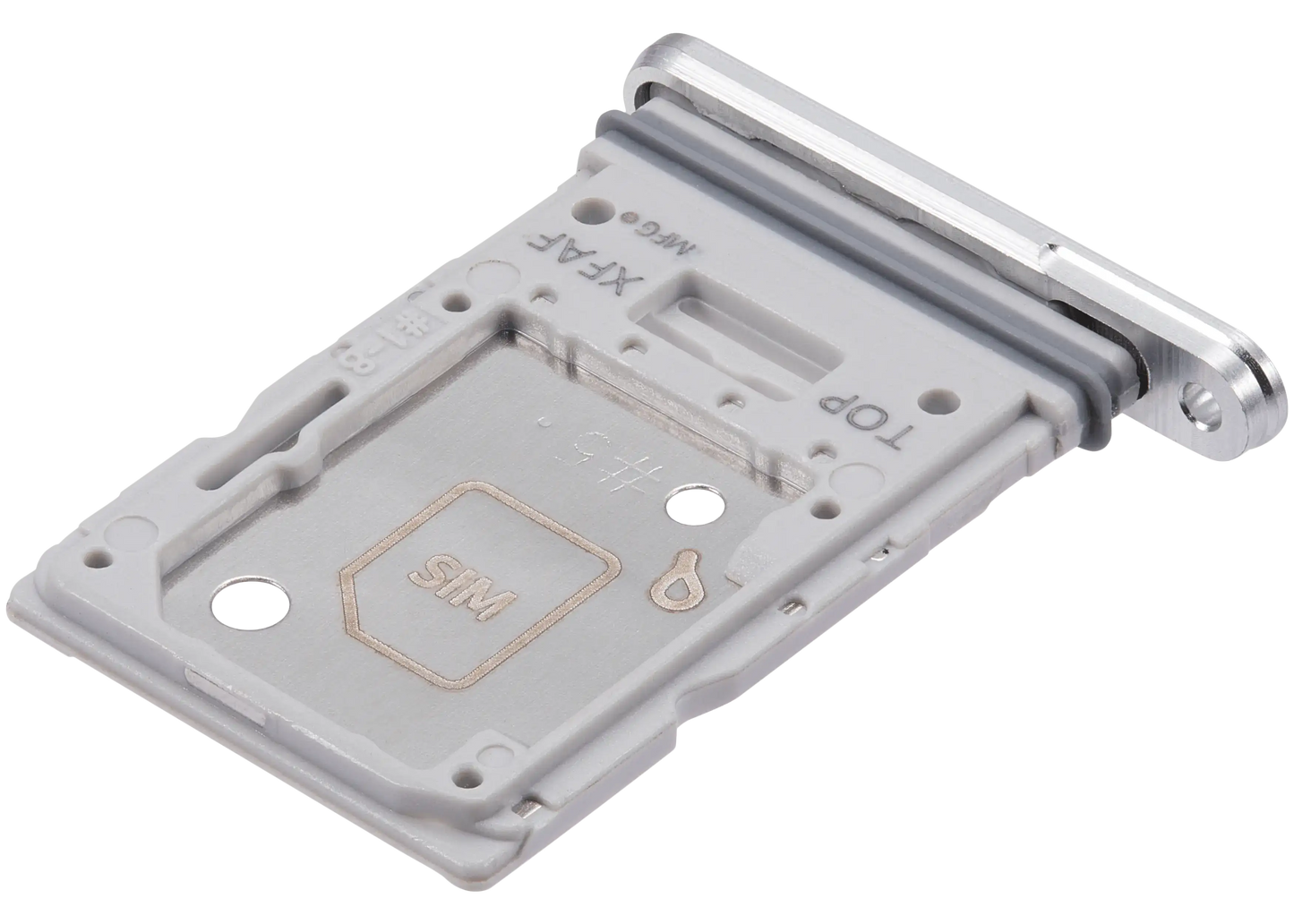 Dual Sim Card Tray Compatible For Samsung Galaxy Tab S9 FE Plus (X616B / 2023) (Silver) - product image 4