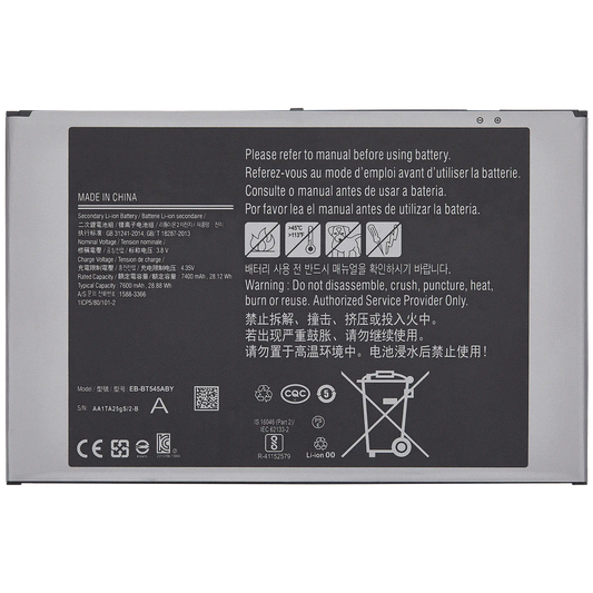 Replacement Battery For Samsung Galaxy Tab Active Pro 10.1" (T545 / T540 / T547) (2019) / Tab Active 4 Pro (T630 / T636 / T638) (2022) (EB-BT545ABY) Samsung Galaxy Tab Active replacement part - product image 1