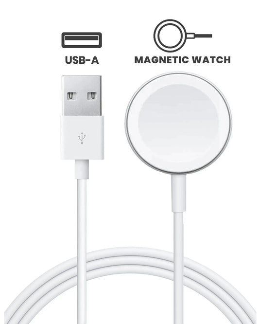 Apple USB-A Magnetic Charging Cable (1m, 3.3ft) (OEM Brand New, Bulk Packaging)