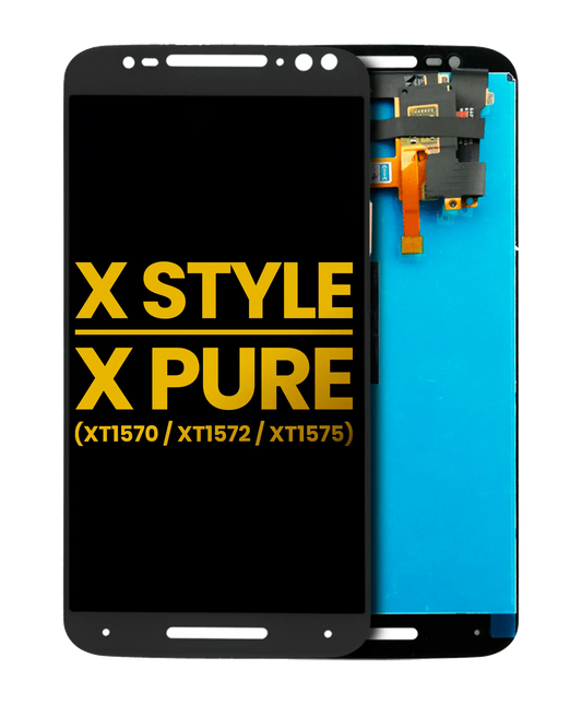 LCD Assembly Without Frame For Motorola Moto X Style (XT1572 / 2015) / Moto X Pure Edition (XT1575 / 2015) (Refurbished) (Black) - Motorola phone replacement part, primary product view, SKU 107082035902