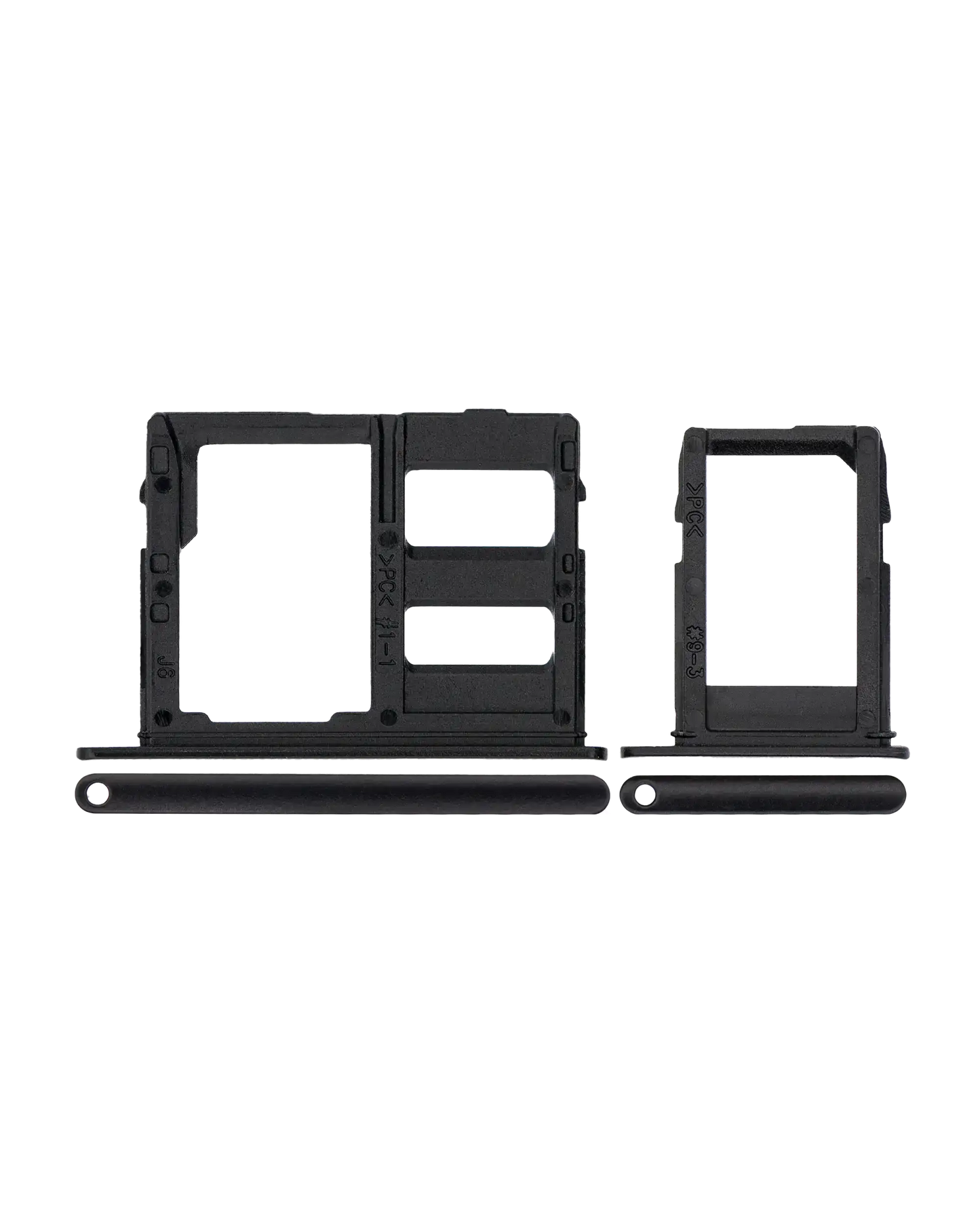 Premium Sim Card Tray For Samsung Galaxy A6 (A600 / 2018) / A6 Plus (A605 / 2018) (Black) - View 1