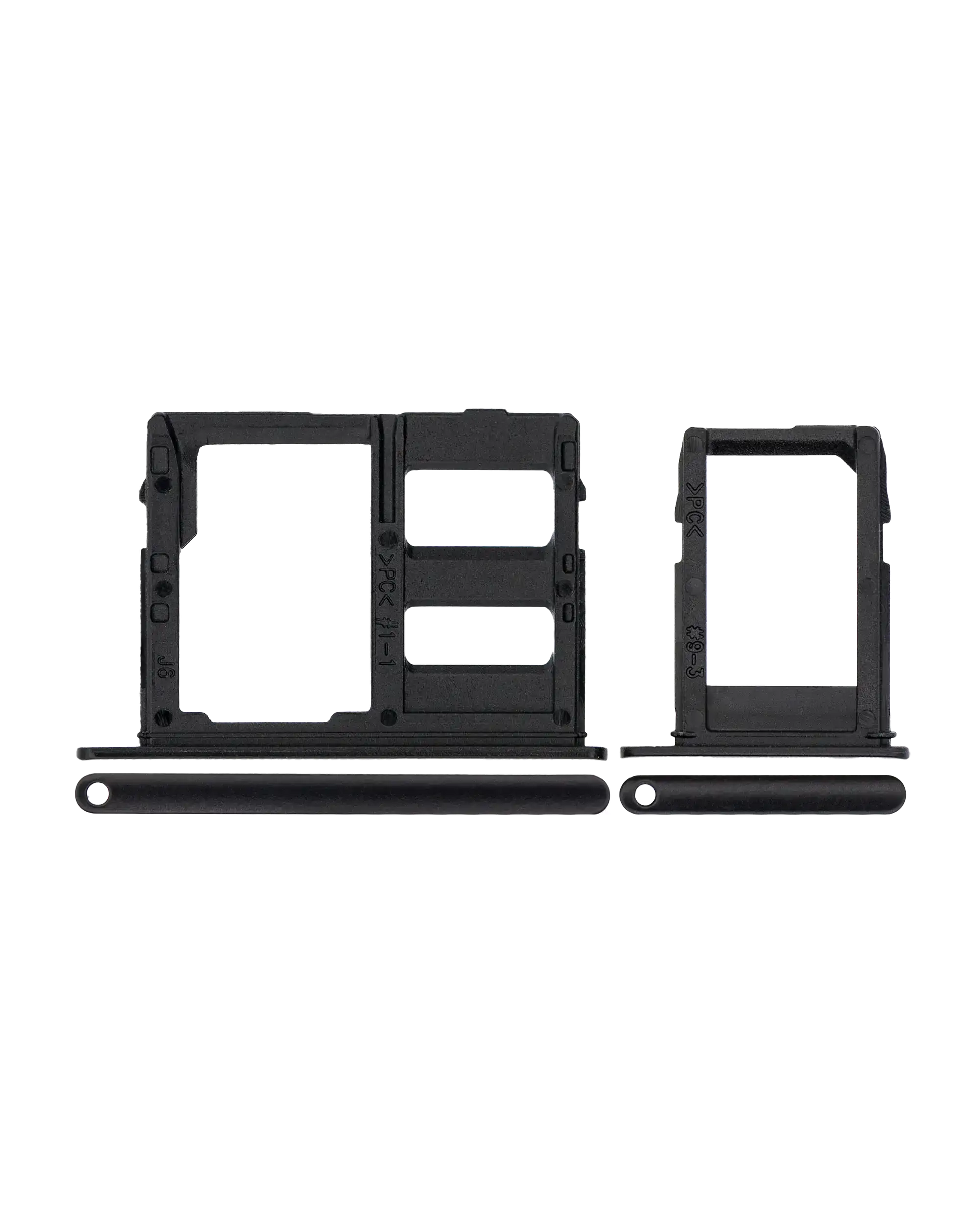 Premium Sim Card Tray For Samsung Galaxy A6 (A600 / 2018) / A6 Plus (A605 / 2018) (Black) - View 1