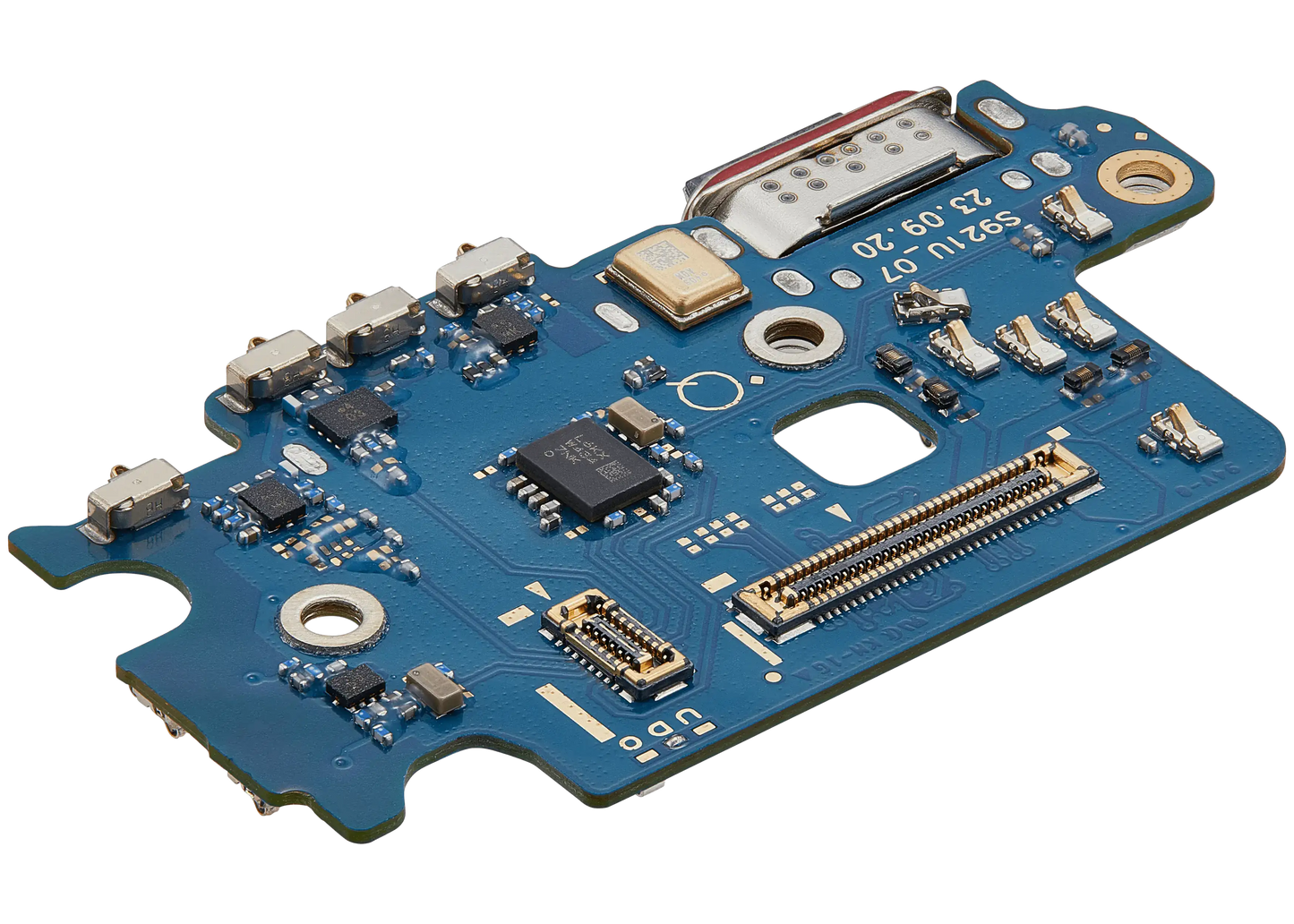Charging Port Board With Sim Card Reader For Samsung Galaxy S24 5G (S921D) (International Version) (Premium)