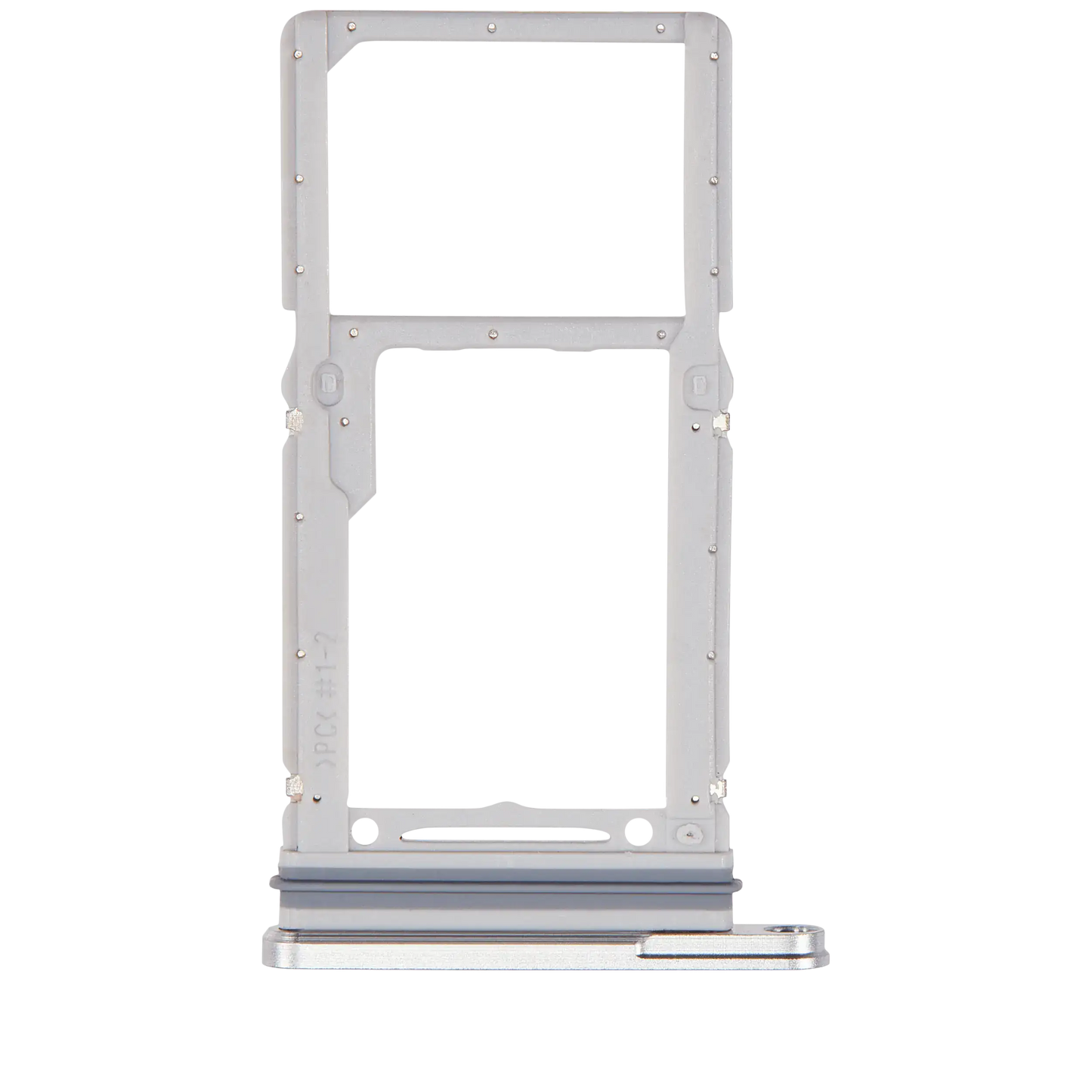 Dual Sim Card Tray Compatible For Samsung Galaxy Tab S9 FE 10.9" (X516B / 2023) (Silver) - product image 3