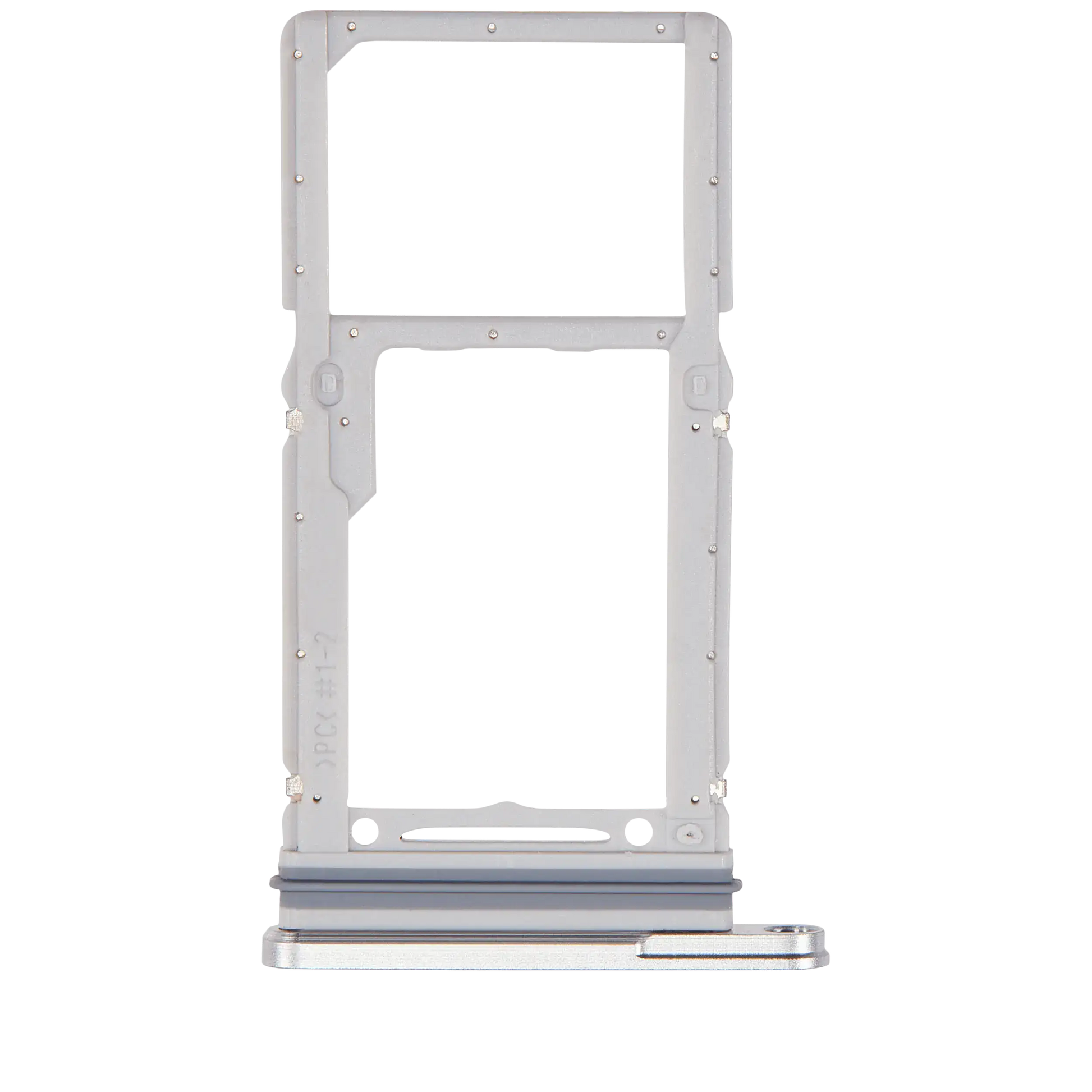Dual Sim Card Tray Compatible For Samsung Galaxy Tab S9 FE 10.9" (X516B / 2023) (Silver) - product image 3