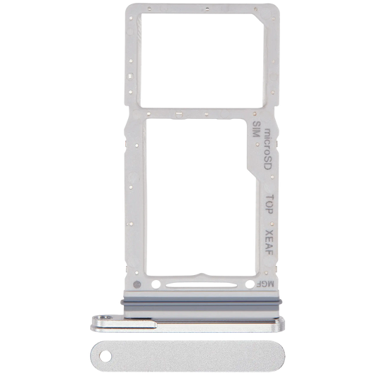 Dual Sim Card Tray Compatible For Samsung Galaxy Tab S9 FE 10.9" (X516B / 2023) (Silver) - product image 1
