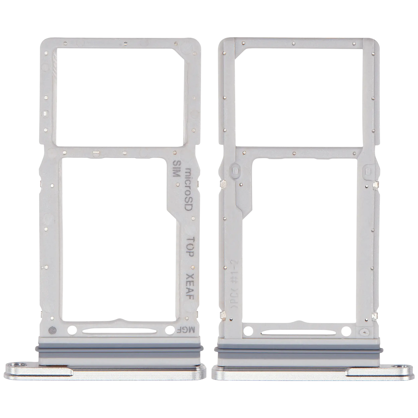 Dual Sim Card Tray Compatible For Samsung Galaxy Tab S9 FE 10.9" (X516B / 2023) (Silver) - product image 2