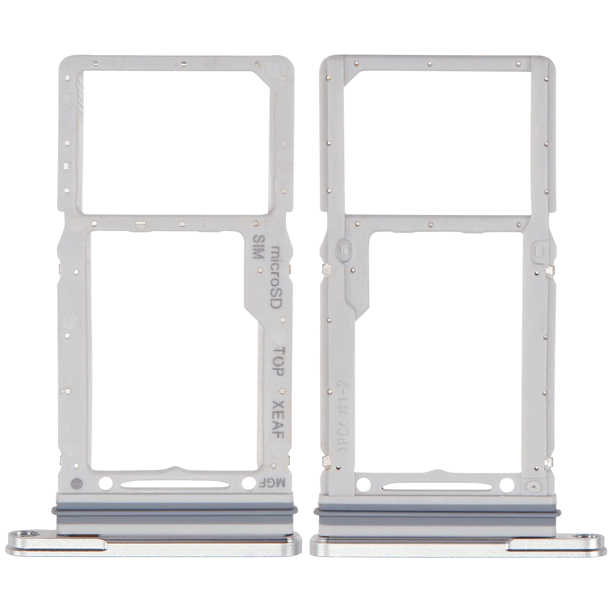 Dual Sim Card Tray Compatible For Samsung Galaxy Tab S9 FE 10.9" (X516B / 2023) (Silver) - product image 2