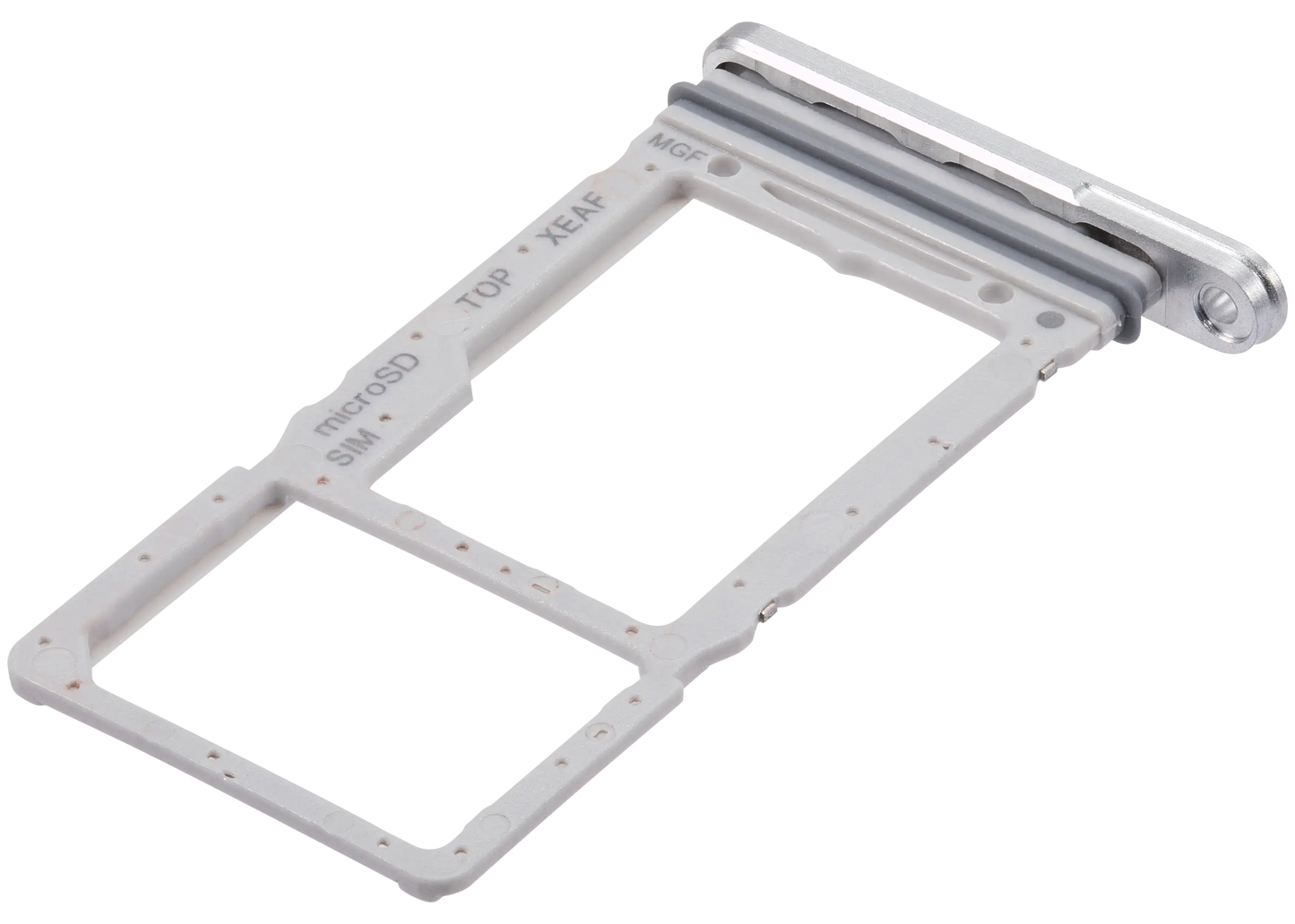 Dual Sim Card Tray Compatible For Samsung Galaxy Tab S9 FE 10.9" (X516B / 2023) (Silver) - product image 4