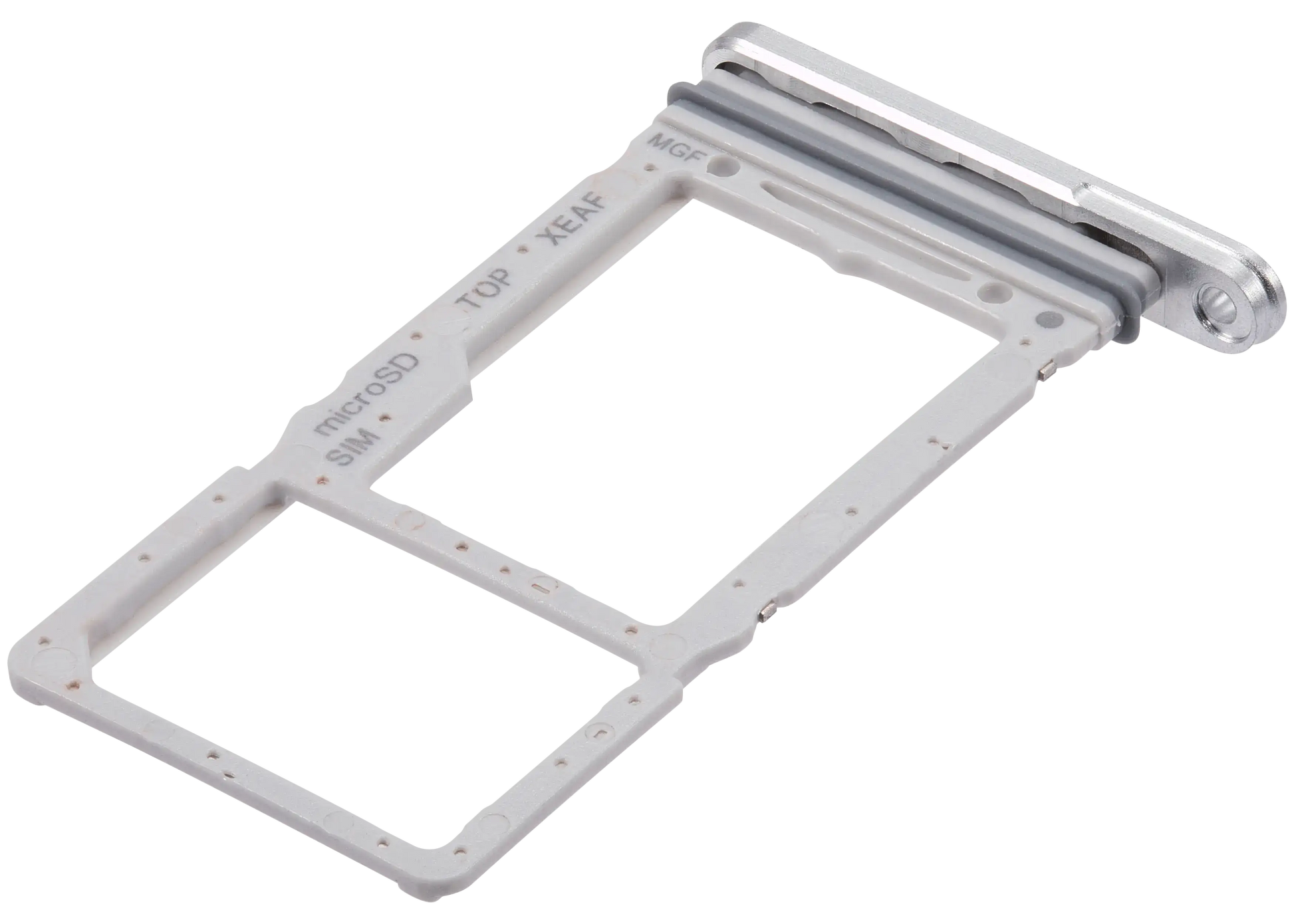 Dual Sim Card Tray Compatible For Samsung Galaxy Tab S9 FE 10.9" (X516B / 2023) (Silver) - product image 4