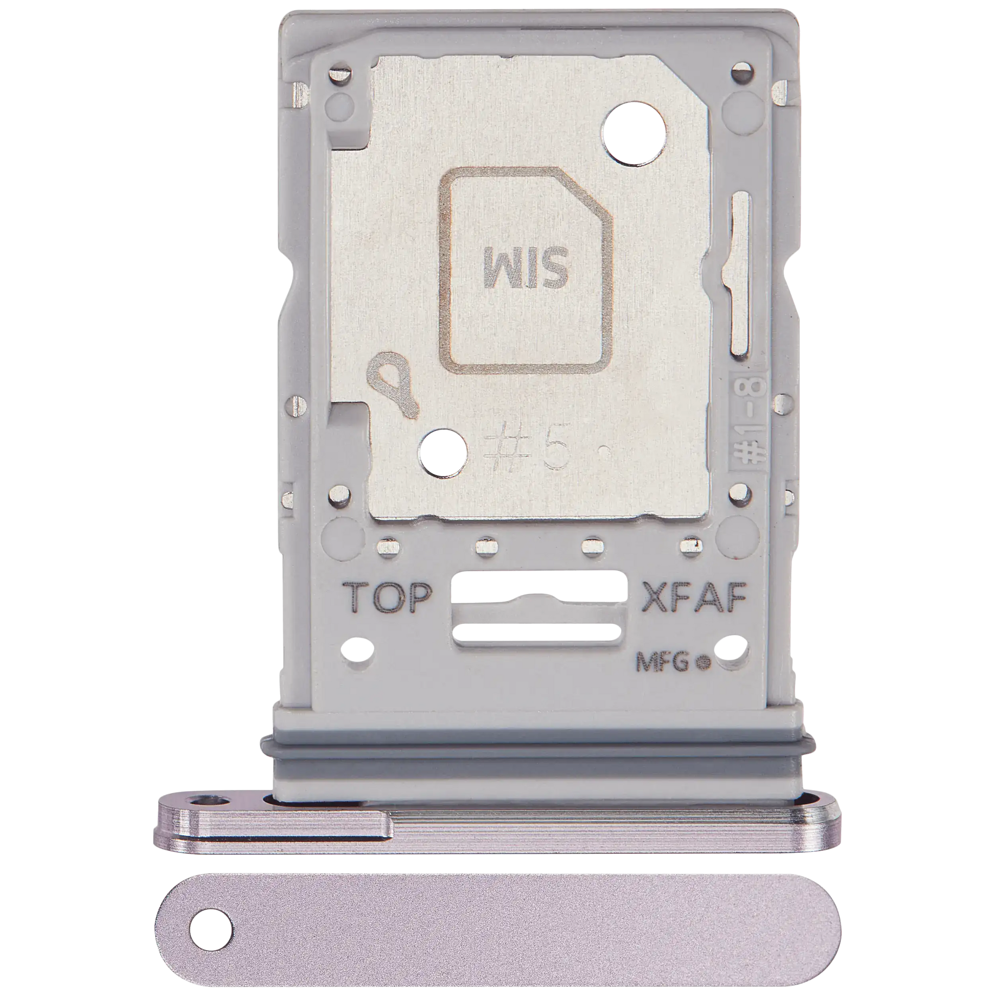 Dual Sim Card Tray Compatible For Samsung Galaxy Tab S9 FE Plus (X616B / 2023) (Lavender) - product image 1