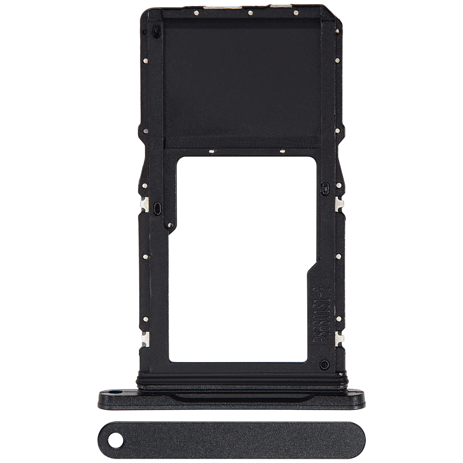 Micro SD Sim Card Tray For Samsung Galaxy Tab A9 Plus (X218 / X215 / 2023) (Graphite) - Samsung Galaxy Tab A9 Plus 11.0" (2023) Replacement Parts - SKU 107182136727 - product image 1