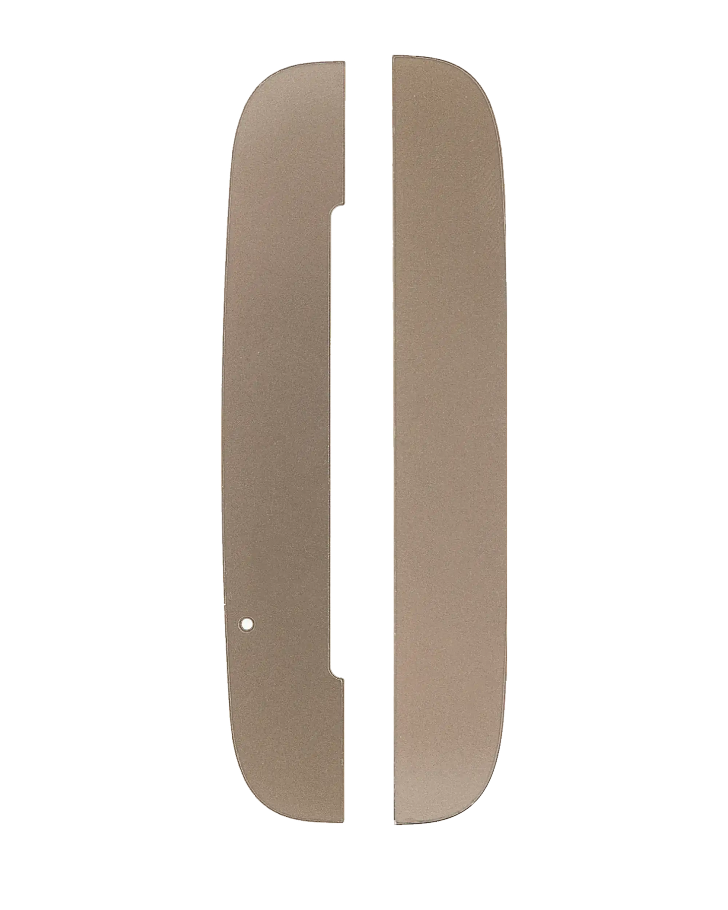 Top And Bottom Back Glass Panels For Motorola Moto Z / Z Force Droid (XT1650-02 / 2016) (Gold) - Motorola replacement part, primary product view, SKU 107082132214