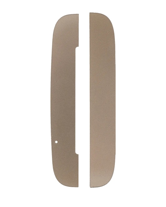 Top And Bottom Back Glass Panels For Motorola Moto Z / Z Force Droid (XT1650-02 / 2016) (Gold) - Motorola replacement part, primary product view, SKU 107082132214